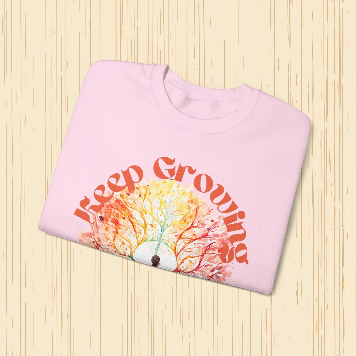 Keep Growing Yoga unisex heavy blend crewneck sweatshirt,Yoga workout Sweatshirt,Yoga lovers Sweatshirt, Yoga Instructor Gift, Gym Sweatshirt, Gift For Yoga lovers, Gift For Yogi.