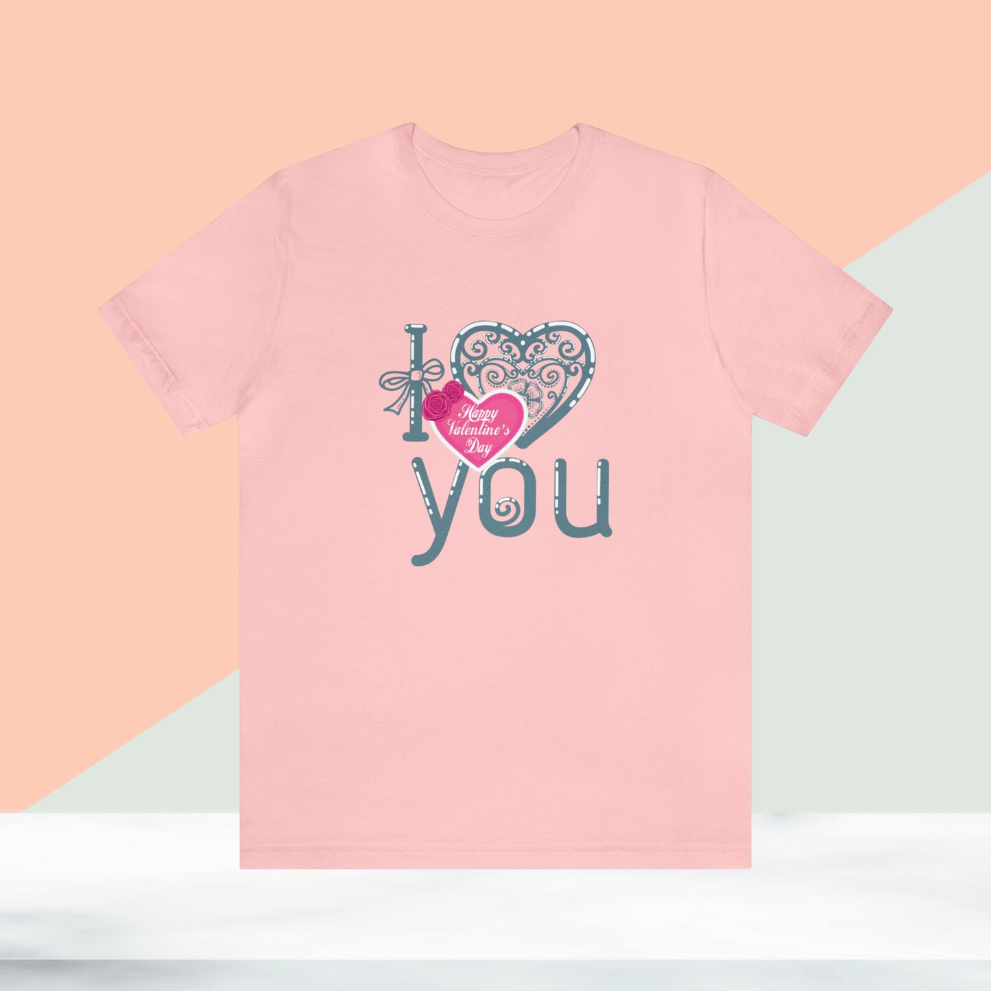 Happy valentines day Unisex Jersey Short Sleeve Tee