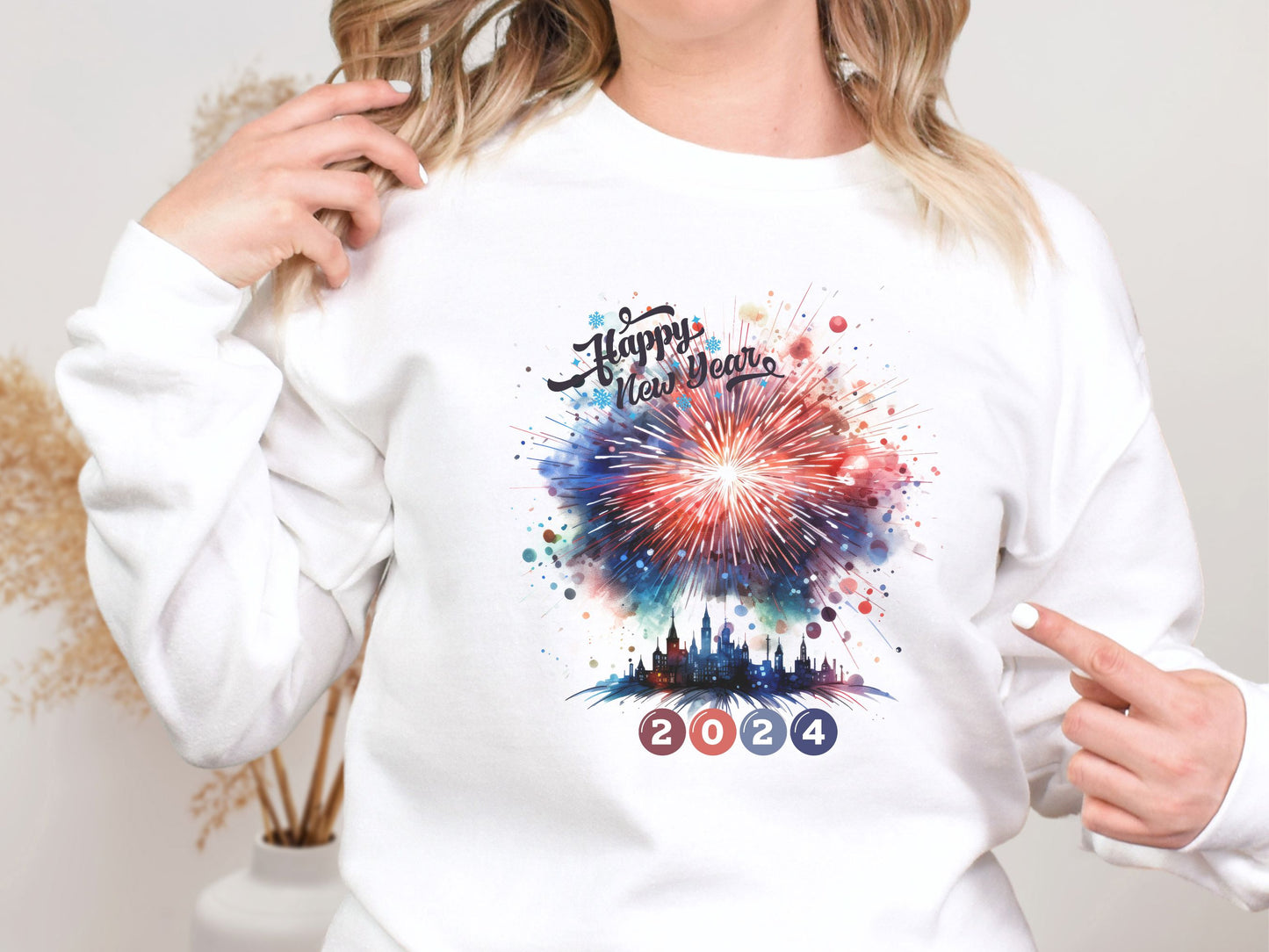 Happy New Year Unisex Heavy Blend™ Crewneck Sweatshirt