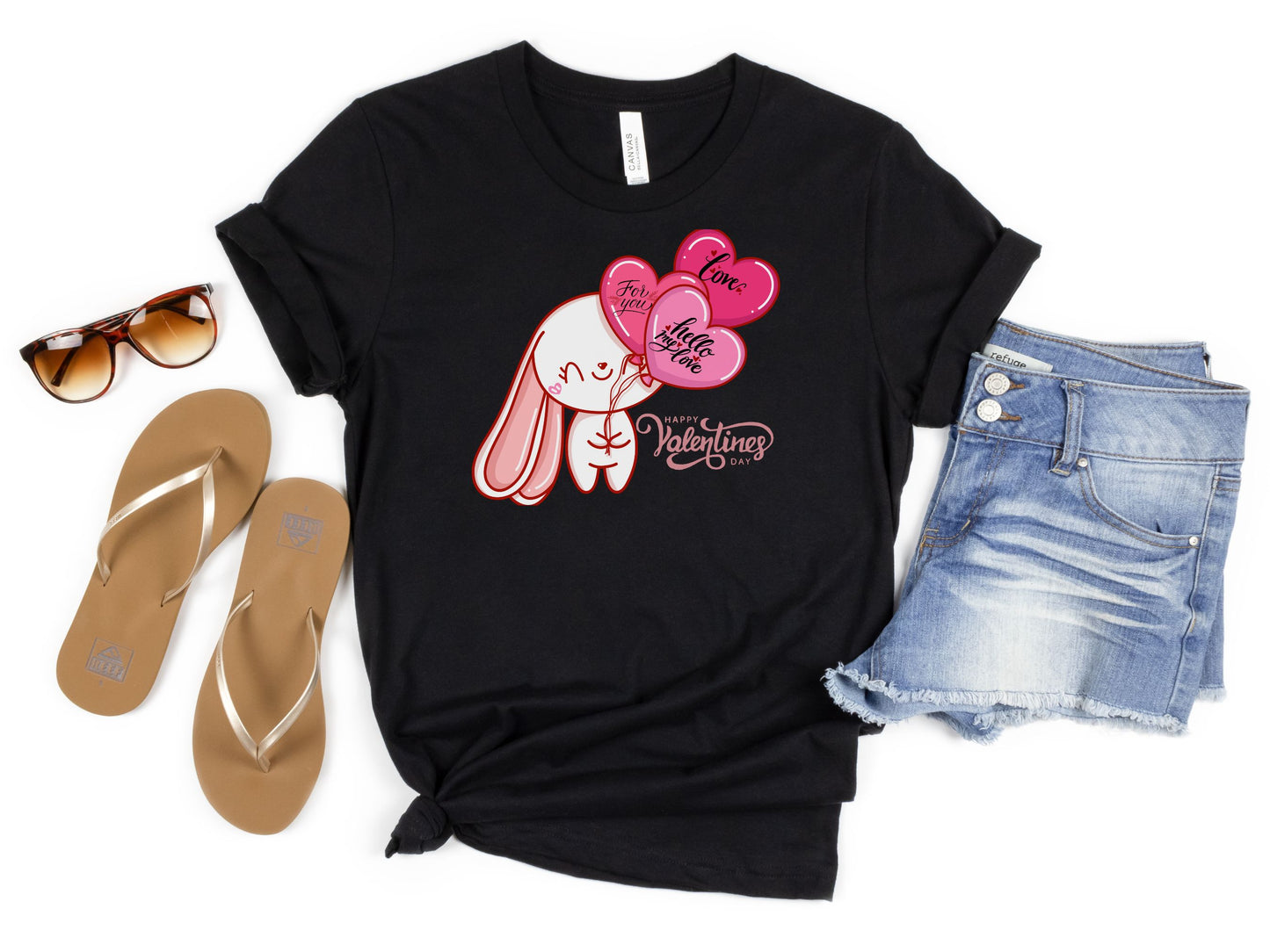Happy valentines day Unisex Jersey Short Sleeve Tee
