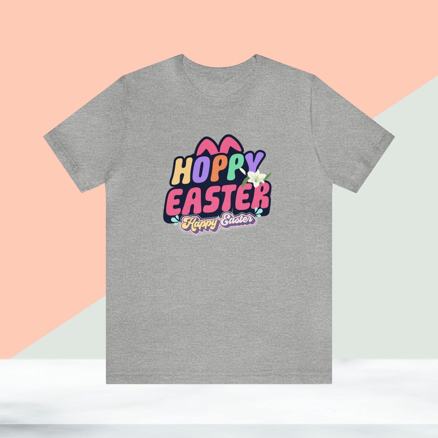 Happy Easter Unisex Jersey Short Sleeve Tee