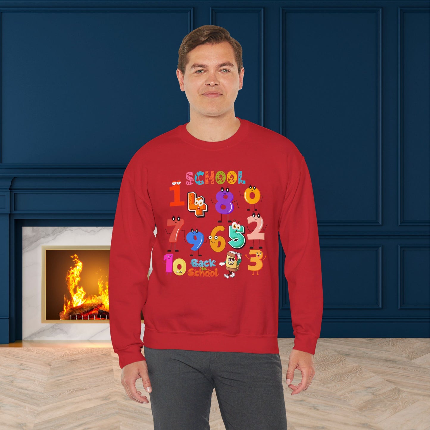 We Love Teachers Sweatshirt, Back To school unisex heavy blend crewneck sweatshirt, Teacher Back To school Sweatshirt. First Day Vibes Sweatshirt.