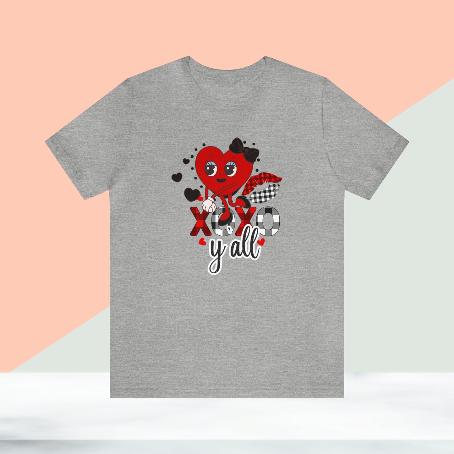 Happy valentines day Unisex Jersey Short Sleeve Tee