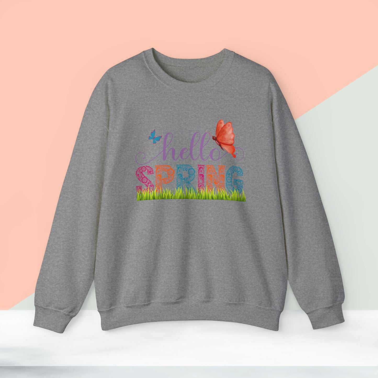 Hello Spring Unisex Crewneck Sweatshirt