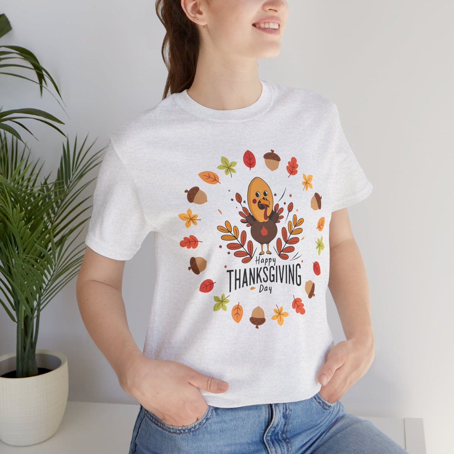Happy Thanksgiving T-shirt, Happy thanksgiving 2024 T-shirt, Thanksgiving Gift,Turkey Shirt, Family Thanksgiving, Holiday Outfit.