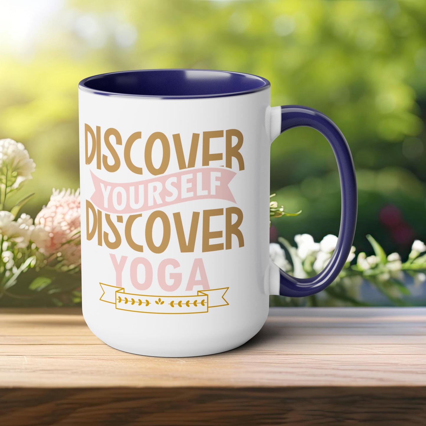 Discover Yourself Discover Yoga Coffee Mug, Cute Yoga Coffee Mug, Yoga lovers Coffee Mug, Yoga Instructor Gift, Gift For Yoga lover, Gift For Yogi.
