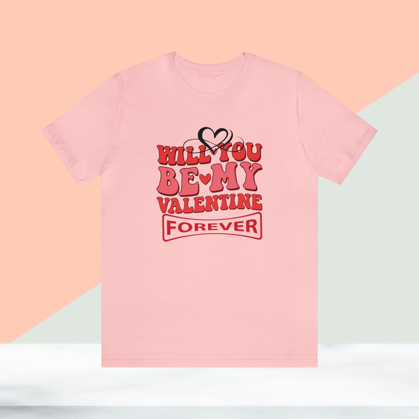 Happy valentines day Unisex Jersey Short Sleeve Tee