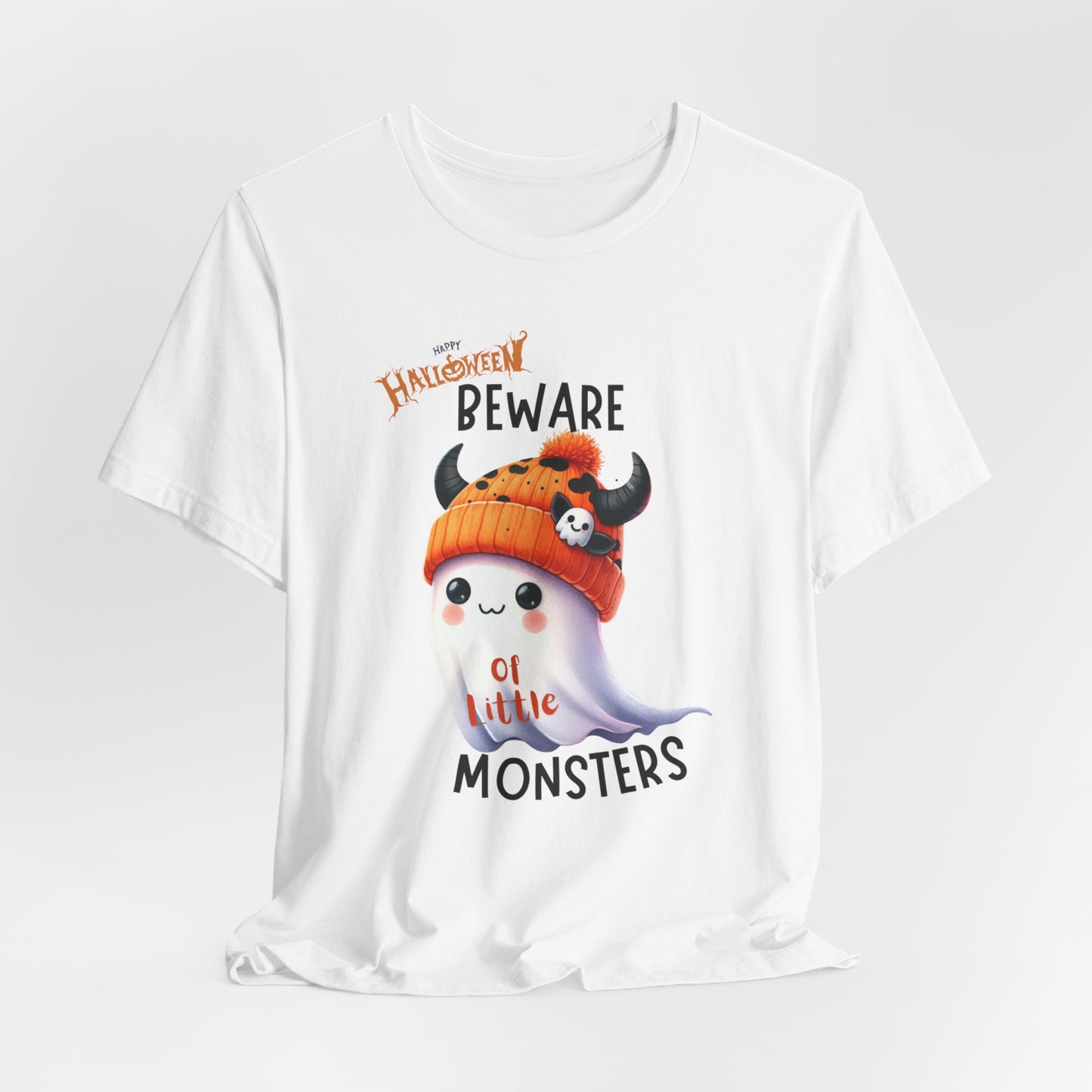 Beware Of Little Monsters T-shirt, Happy Halloween Skeleton T-shirt, Happy Halloween T-shirt, Trick Or Treat T-shirt, Halloween T-shirt, Cool Halloween T-shirt, Spooky T-shirt,