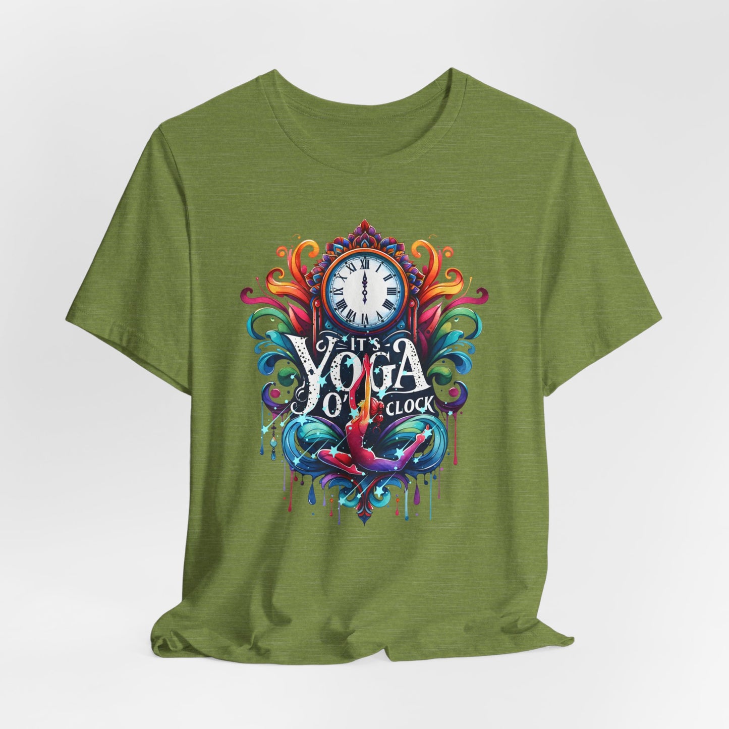 It's Yoga O'clock Yoga T-Shirt, Cute Yoga workout Shirt, Yoga lovers T-shirt, Yoga Instructor Gift, Gym shirt, Gift For Yoga lover, Gift For Yogi.