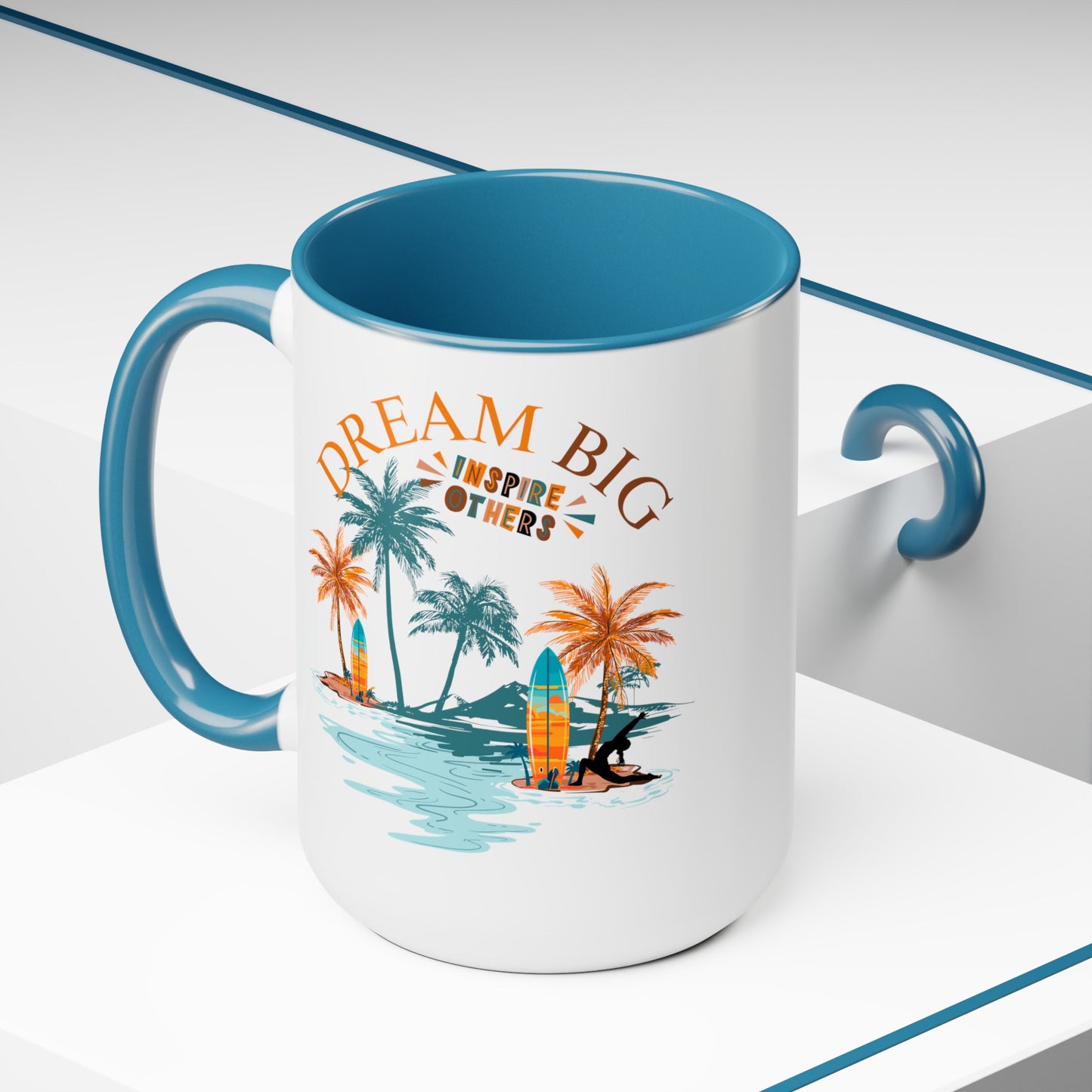 Dream Big Yoga Coffee Mug, Cute Yoga Coffee Mug, Yoga lovers Coffee Mug, Yoga Instructor Gift, Gift For Yoga lover, Gift For Yogi.
