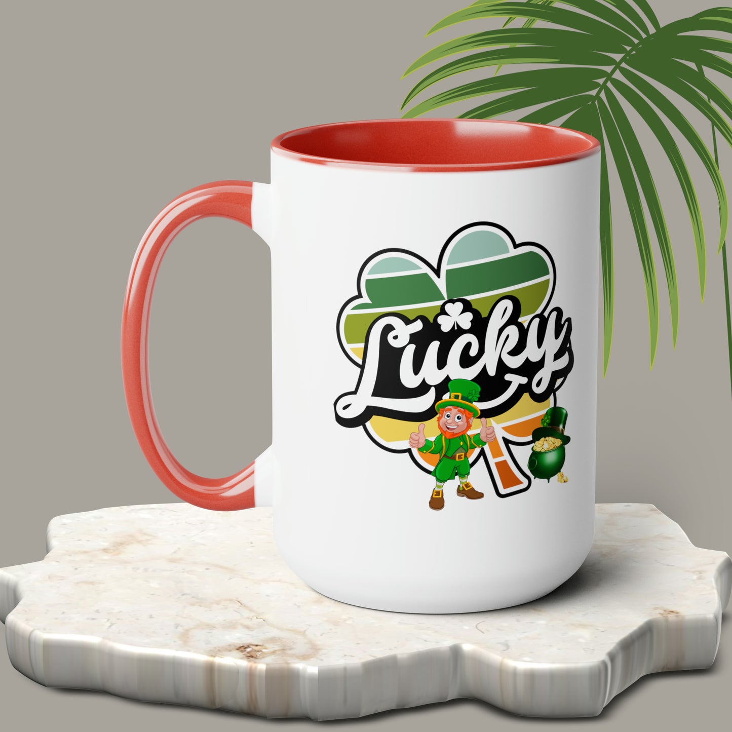 St Patrick's Day two-Tone Coffee Mugs, 15oz