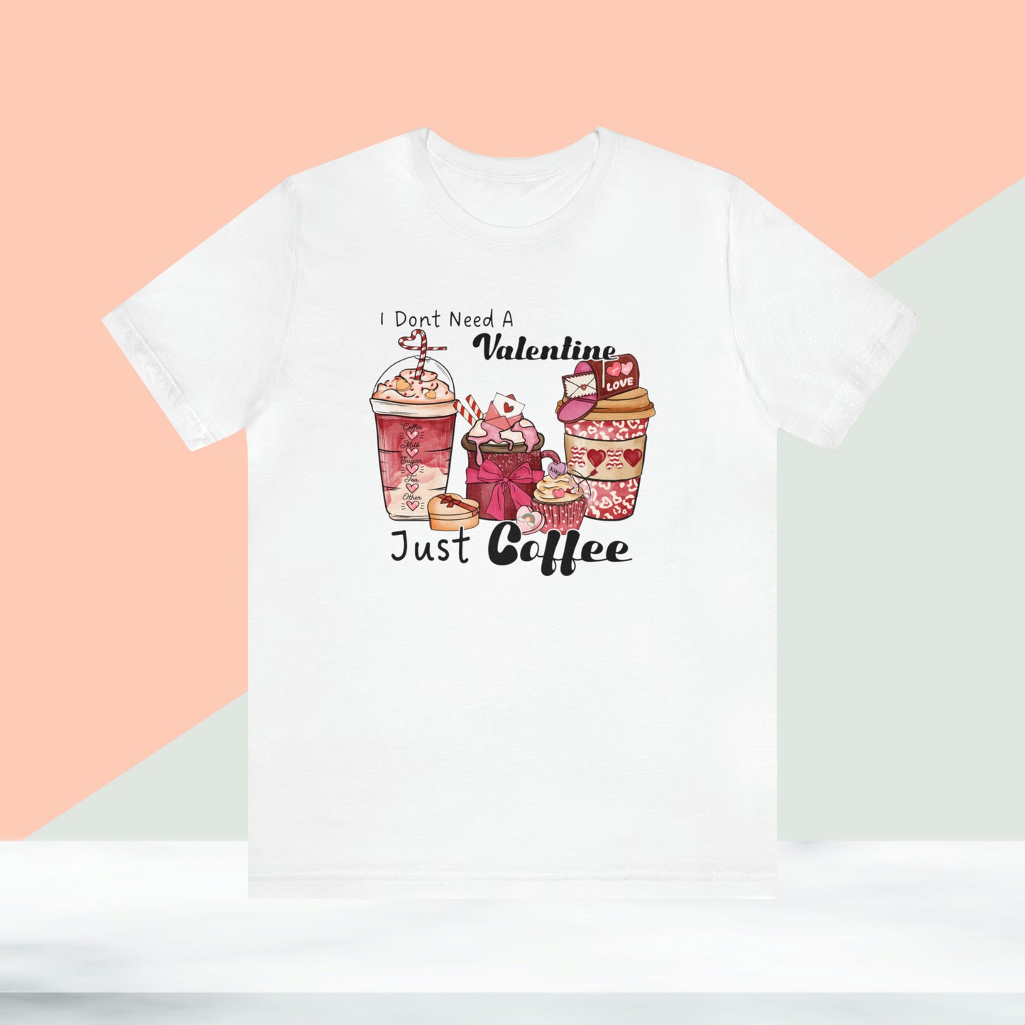Happy valentines day Unisex Jersey Short Sleeve Tee