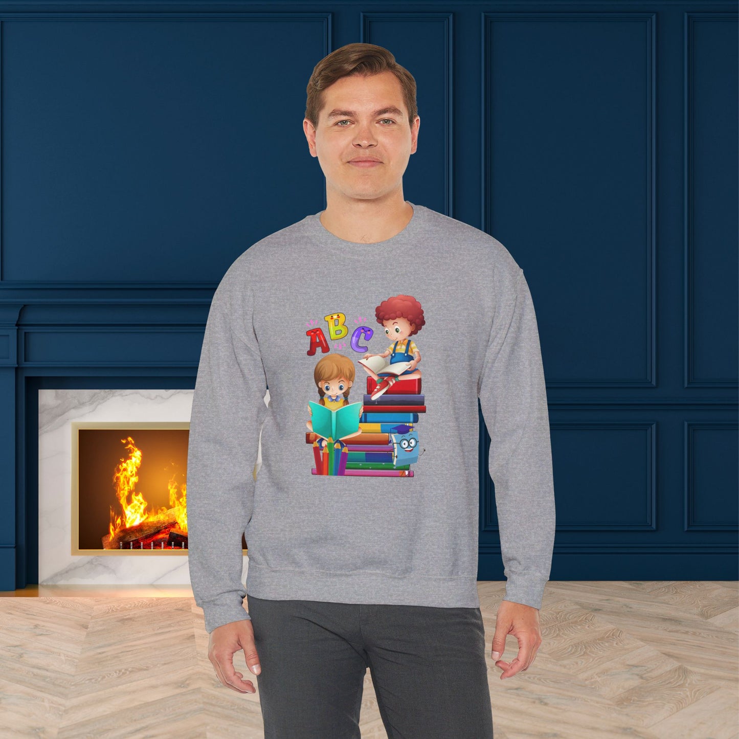 We Love Teachers Sweatshirt, Back To school unisex heavy blend crewneck sweatshirt, Teacher Back To school Sweatshirt. First Day Vibes Sweatshirt.