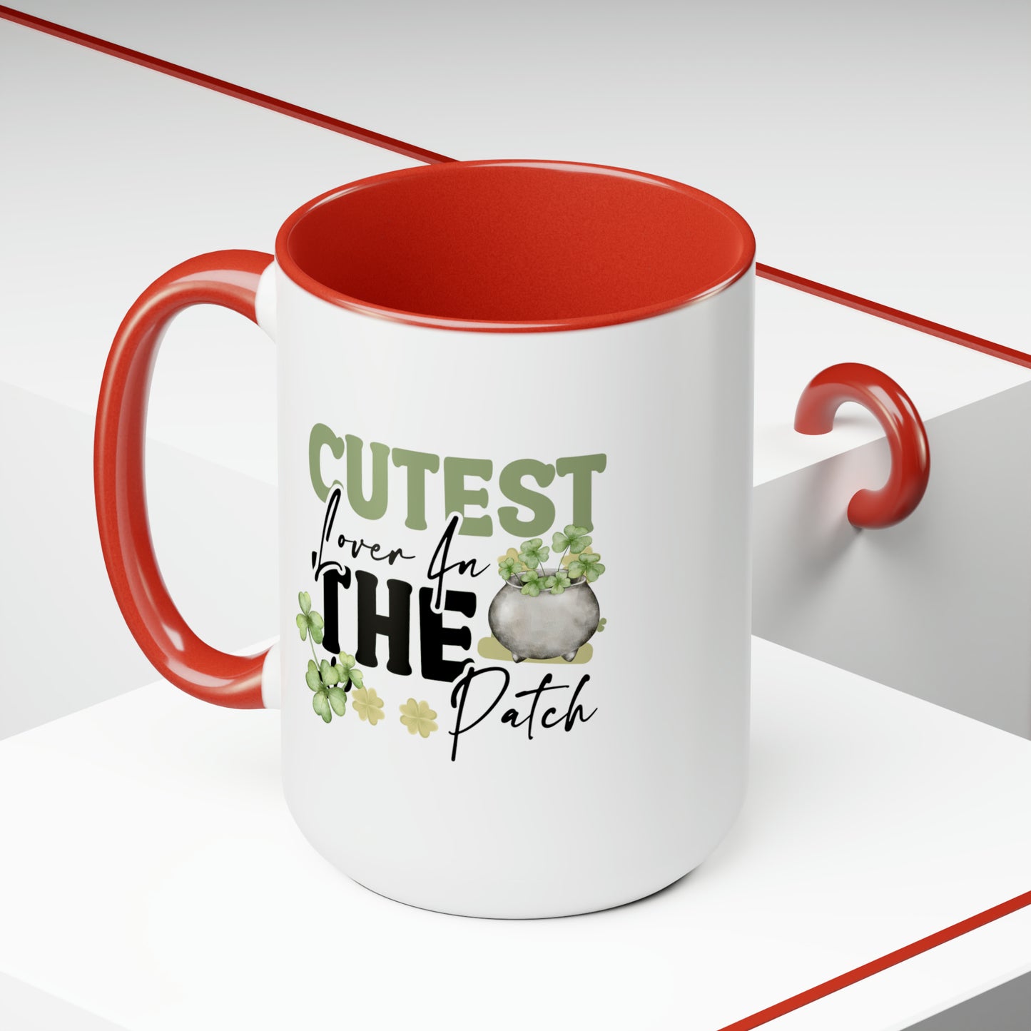 St Patrick's Day two-Tone Coffee Mugs, 15oz