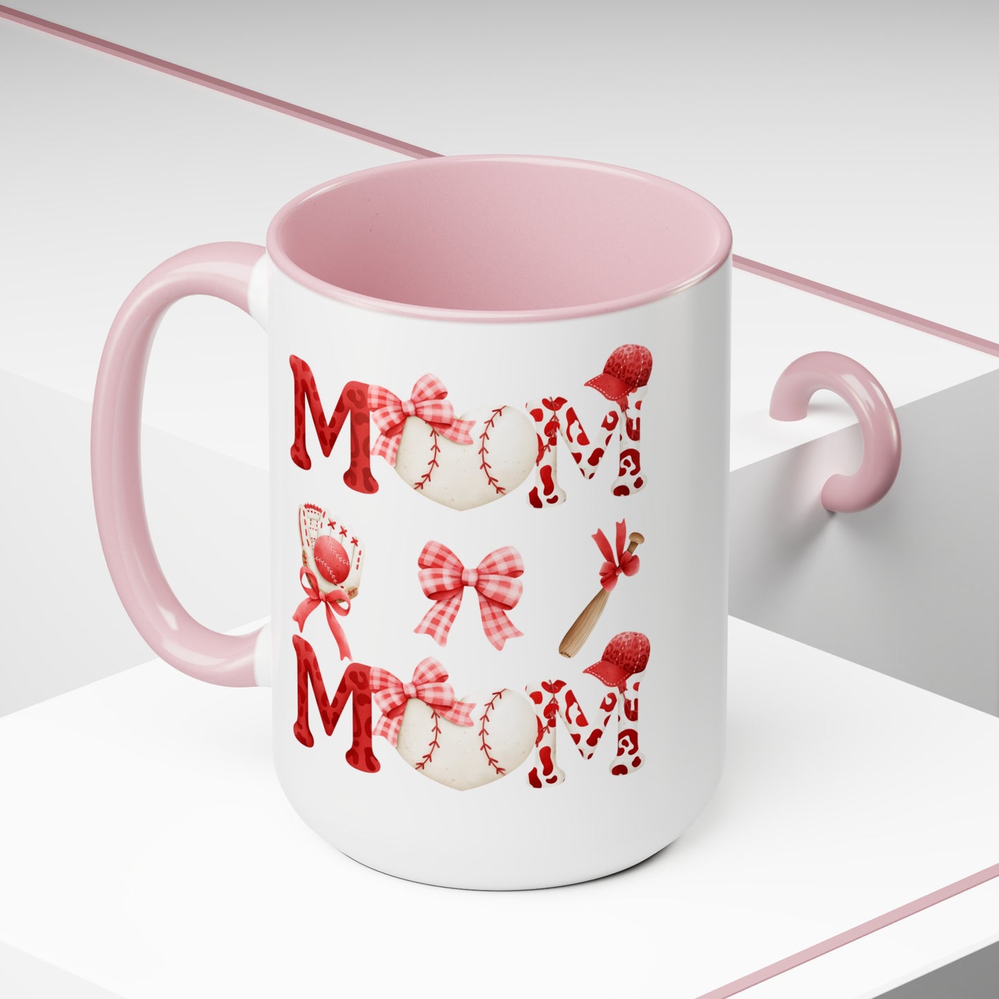 Happy Mother's dayTow-Tone Coffee Mug.15oz, Gift for mom, Mama's Coffee Mug