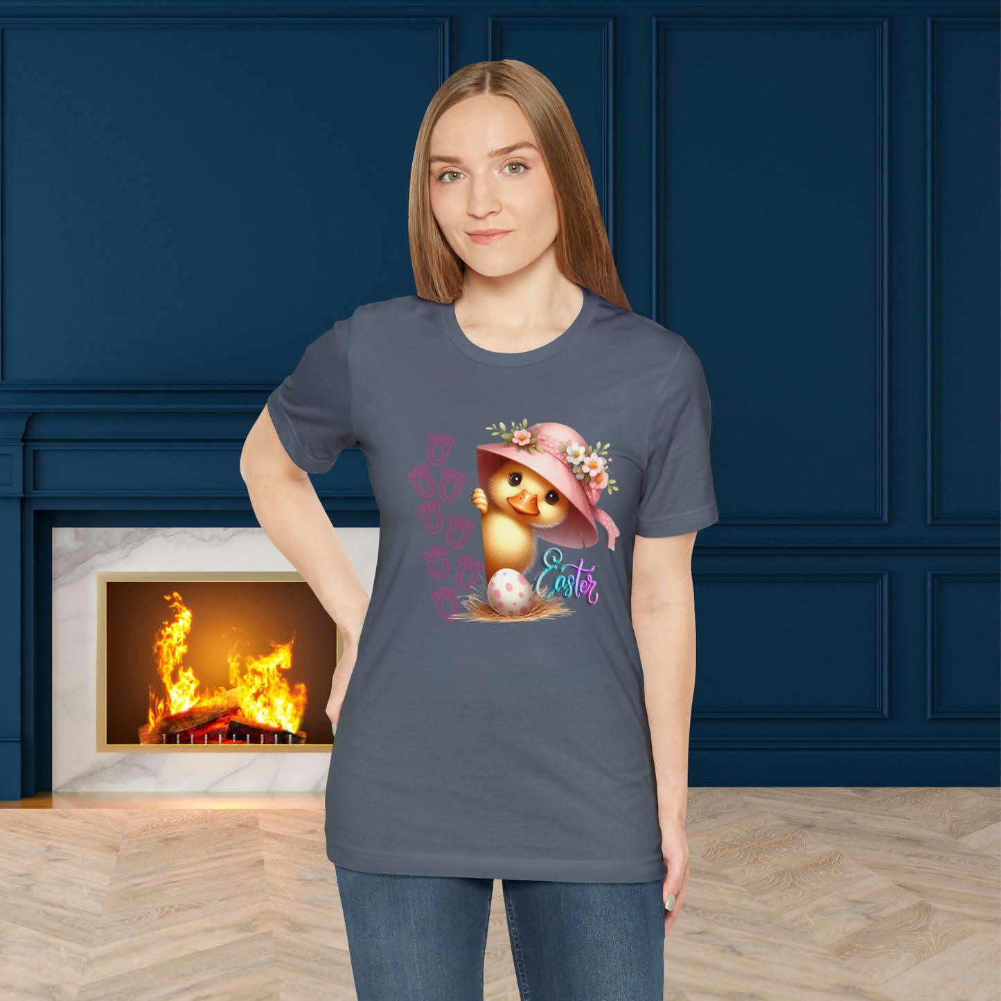 Happy Easter Unisex Jersey Short Sleeve Tee