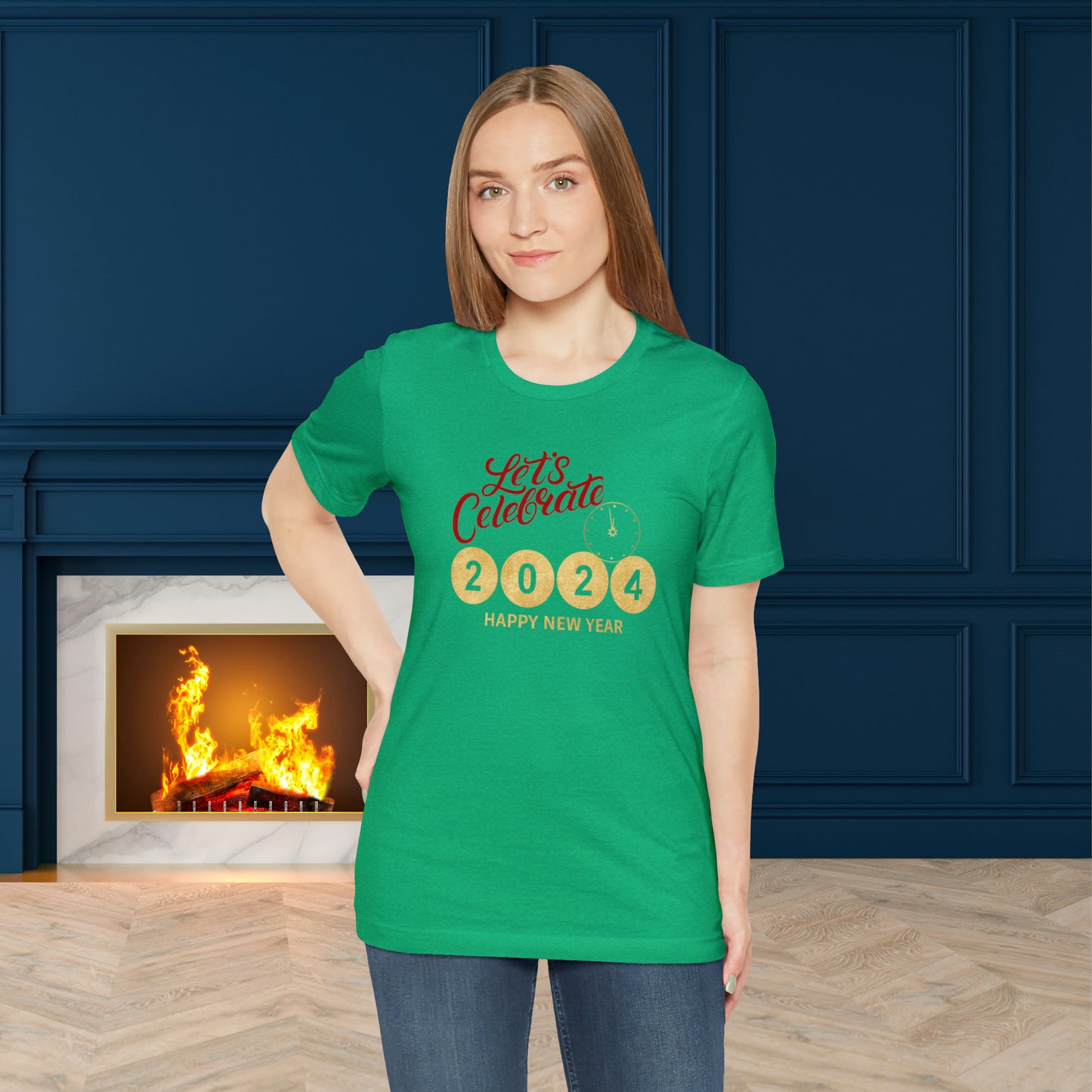 Happy New Year Unisex Jersey Short Sleeve Tee