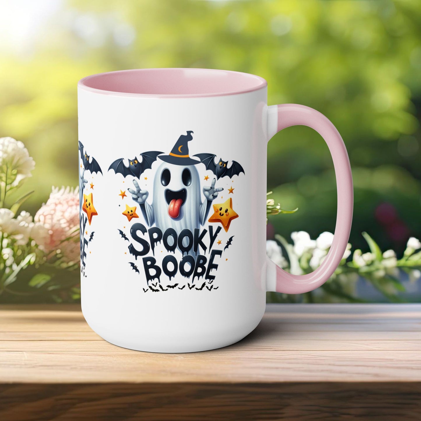 Spooky Boo Happy Halloween Coffee Mug, Let's Go Halloween Coffee Mug, Trick or Treat Halloween Coffee Mug, Cute Ghost Coffee Mug, Spooky Season Halloween Coffee Mug.