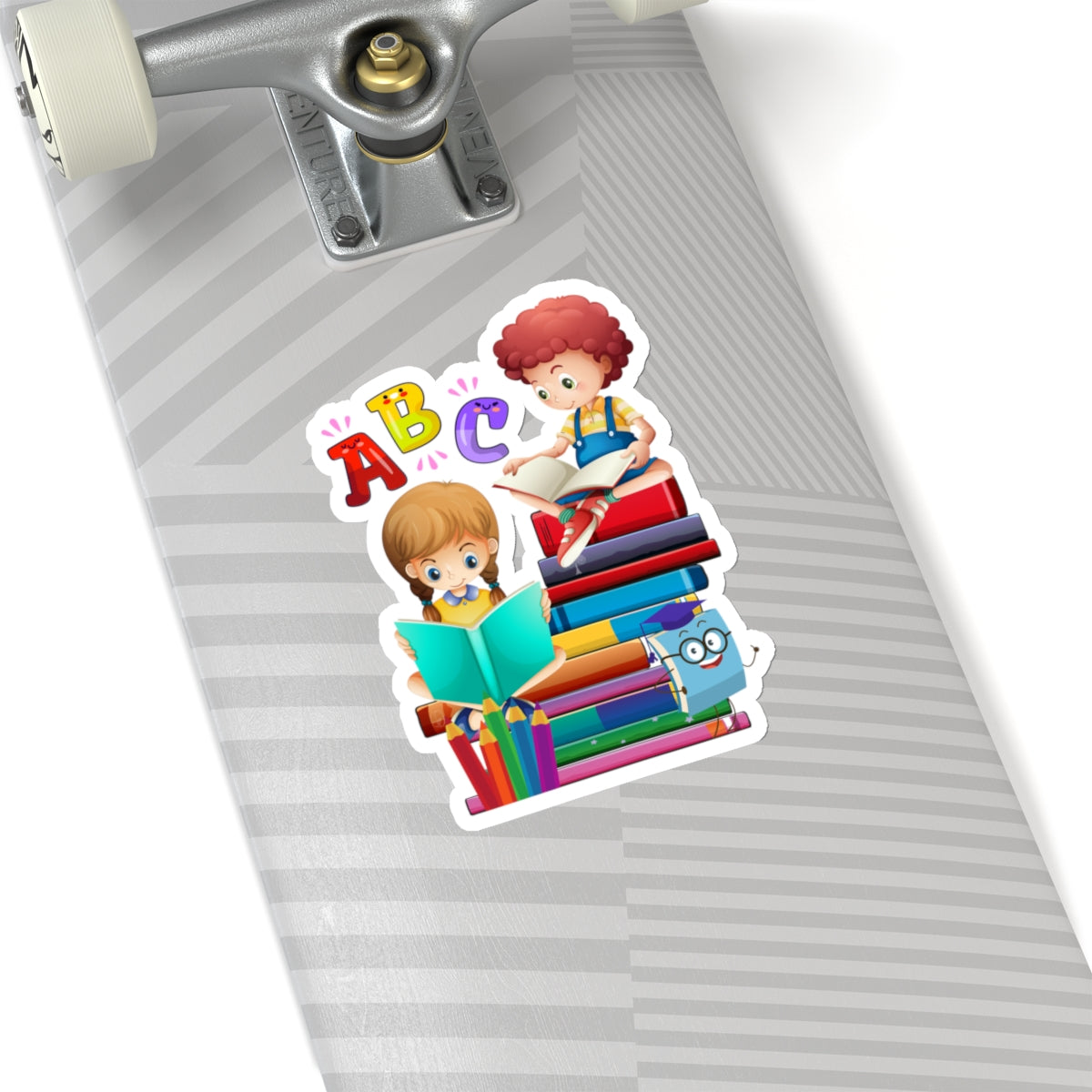 ABC Back To School Kiss-Cut Stickers, First Grade Squad Kiss-Cut Stickers, Gift for First graders, Ready for School, Back to Learning.
