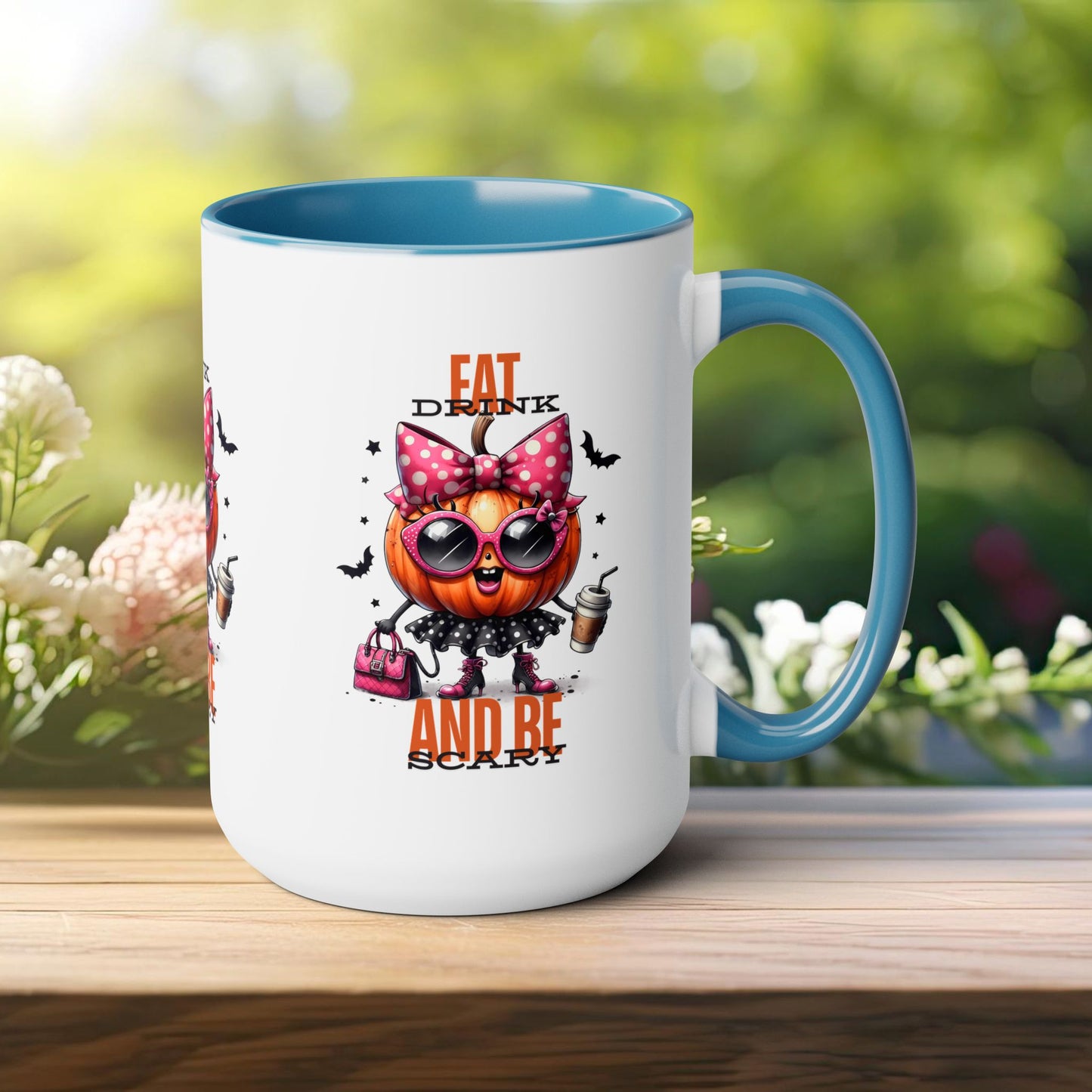 Eat Drink And Be Scary Halloween Coffee Mug, Let's Go Halloween Coffee Mug, Trick or Treat Halloween Coffee Mug, Cute Skeleton Coffee Mug, Spooky Season Halloween Coffee Mug.