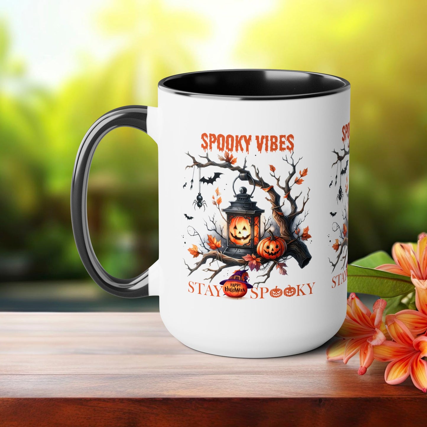 Spooky Vibes Halloween Coffee Mug, Stay Spooky Halloween Coffee Mug, Trick or Treat Halloween Coffee Mug, Cute Skeleton Coffee Mug, Spooky Season Halloween Coffee Mug.
