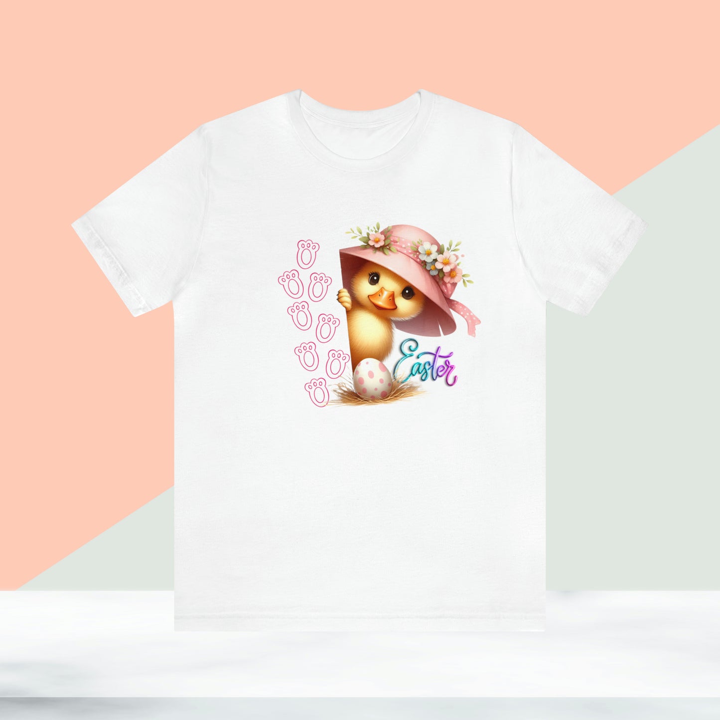 Happy Easter Unisex Jersey Short Sleeve Tee