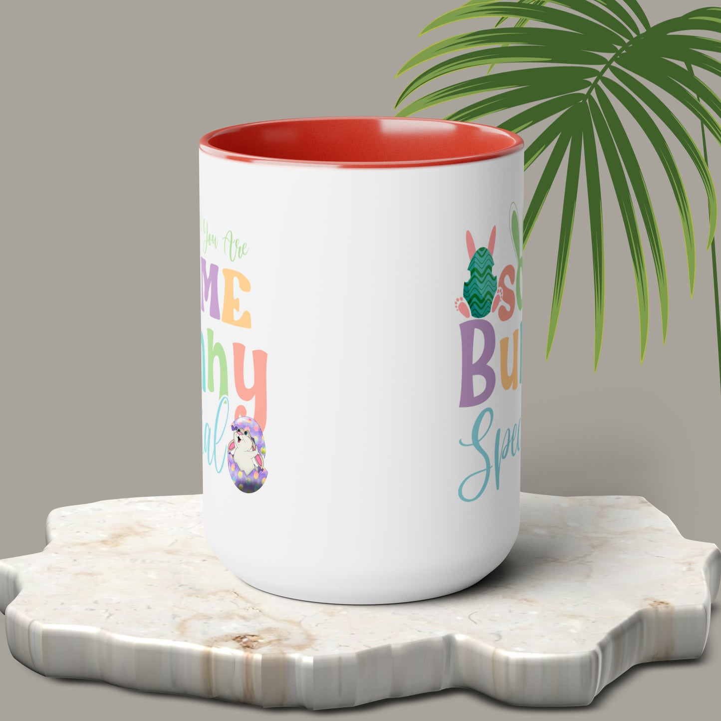 Some Bunny Special Two-Tone Coffee Mugs, 15oz