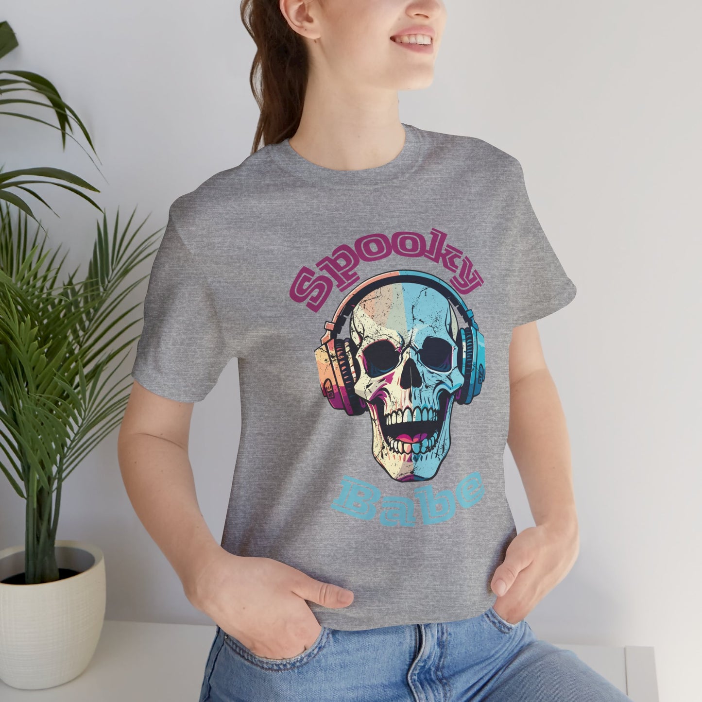 Spooky Babe Halloween T-shirt, Happy Halloween T-shirt, Trick Or Treat T-shirt, Halloween T-shirt, Cool Halloween T-shirt, Spooky T-shirt,