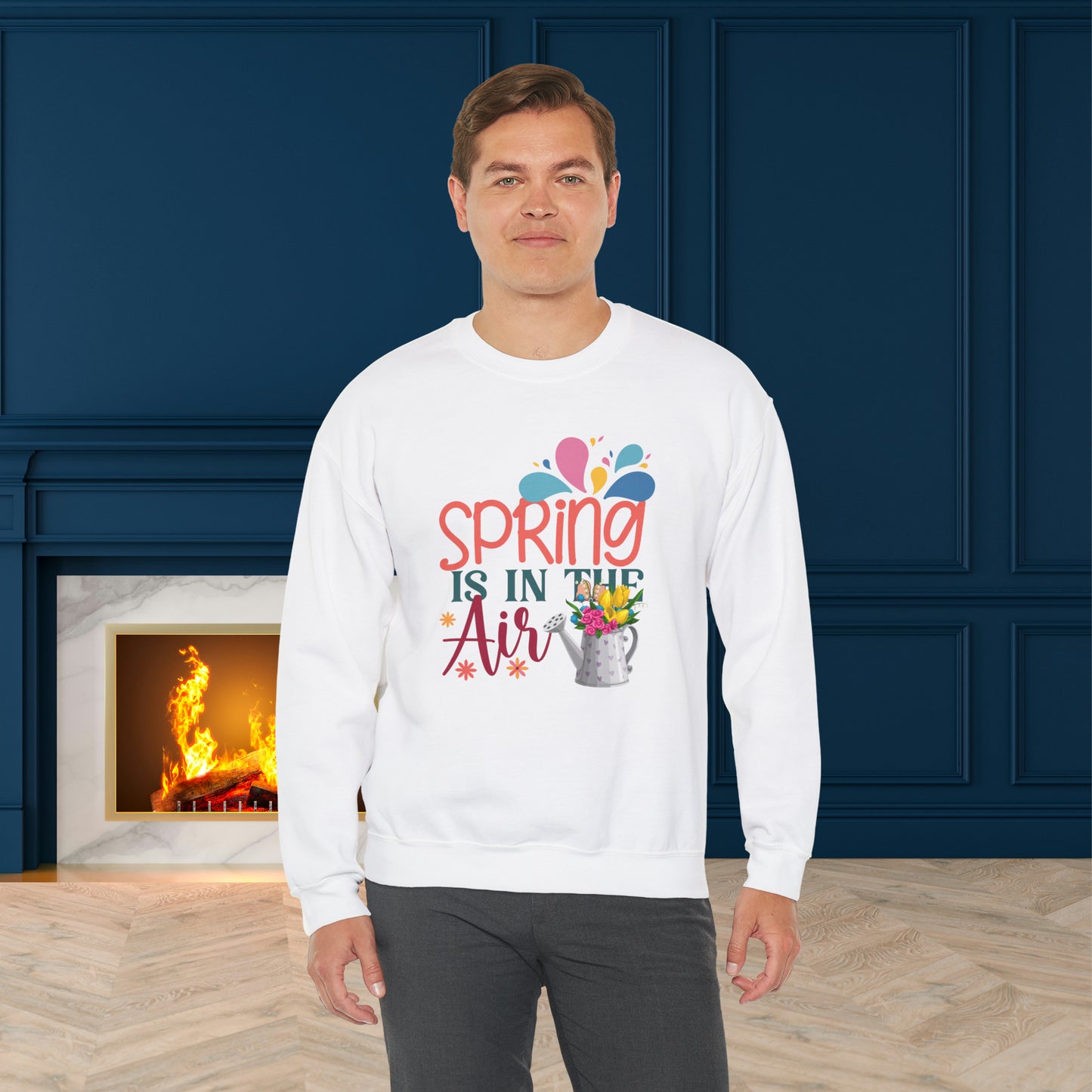 Spring The Is In The Air Unisex Crewneck Sweatshirt