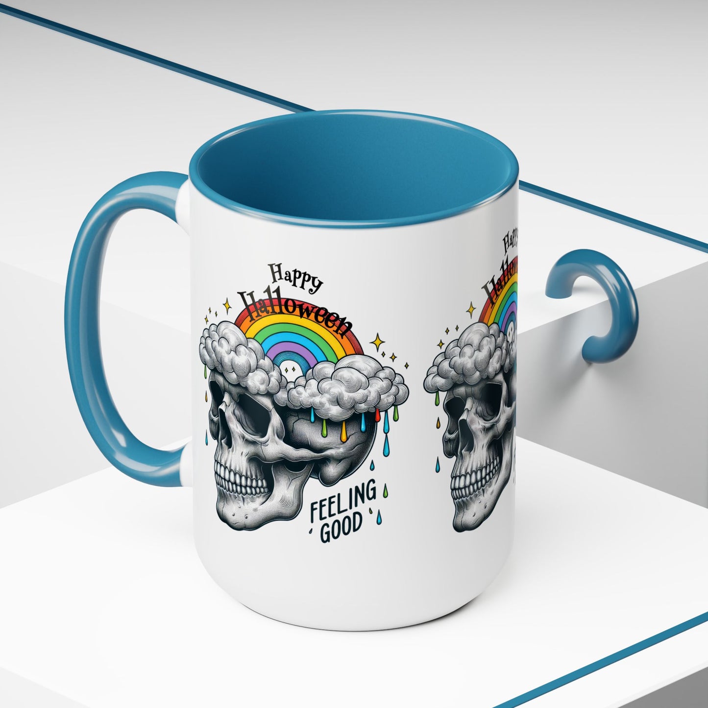Happy Halloween Coffee Mug, Beware Halloween Coffee Mug, Trick or Treat Halloween Coffee Mug, Cute Skeleton Coffee Mug, Spooky Season Halloween Coffee Mug.