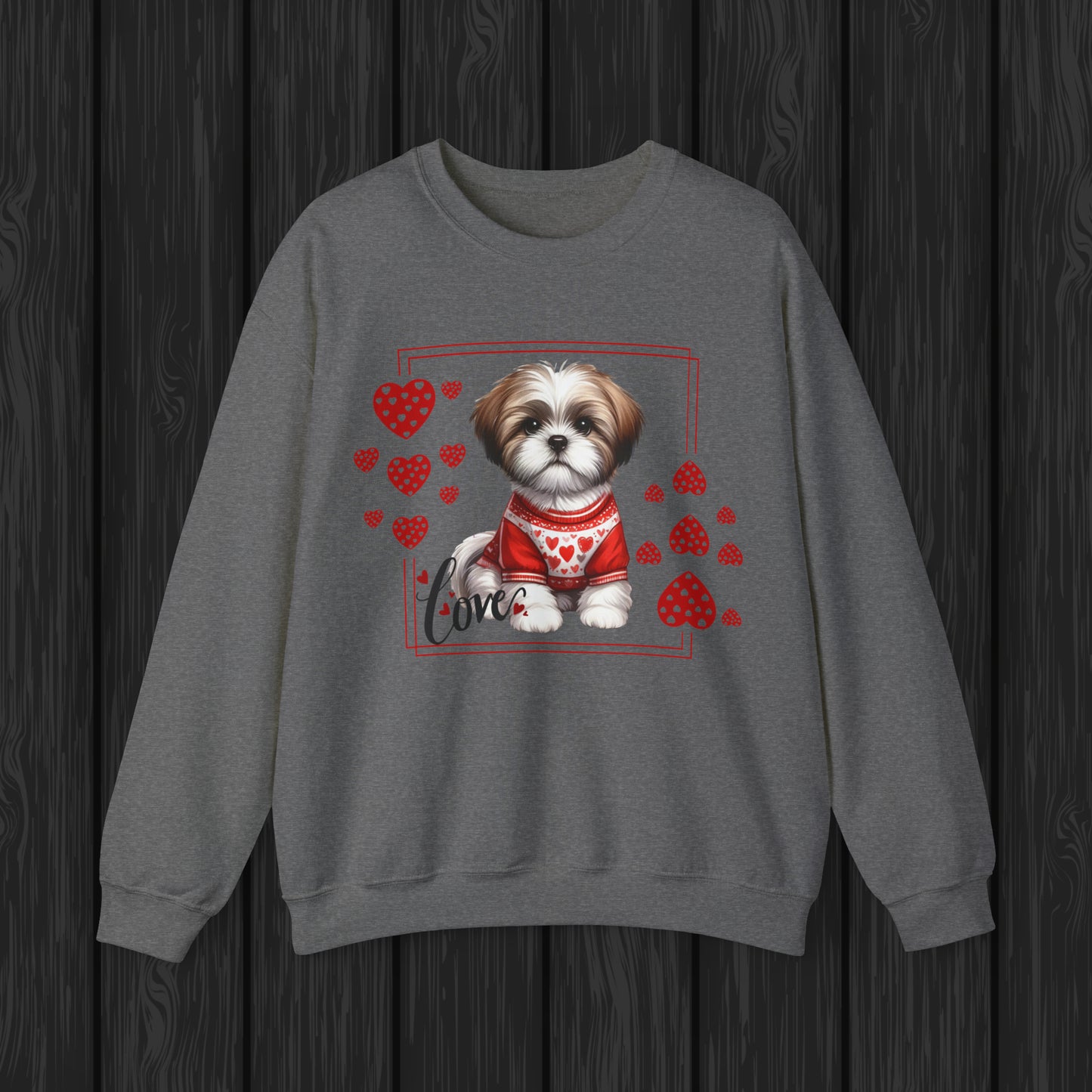 Happy valentines day Unisex Heavy Blend™ Crewneck Sweatshirt