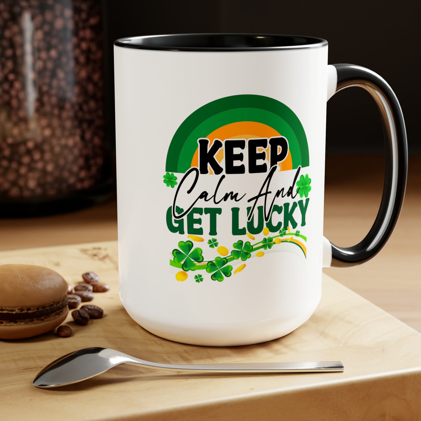 St Patrick's Day two-Tone Coffee Mugs, 15oz