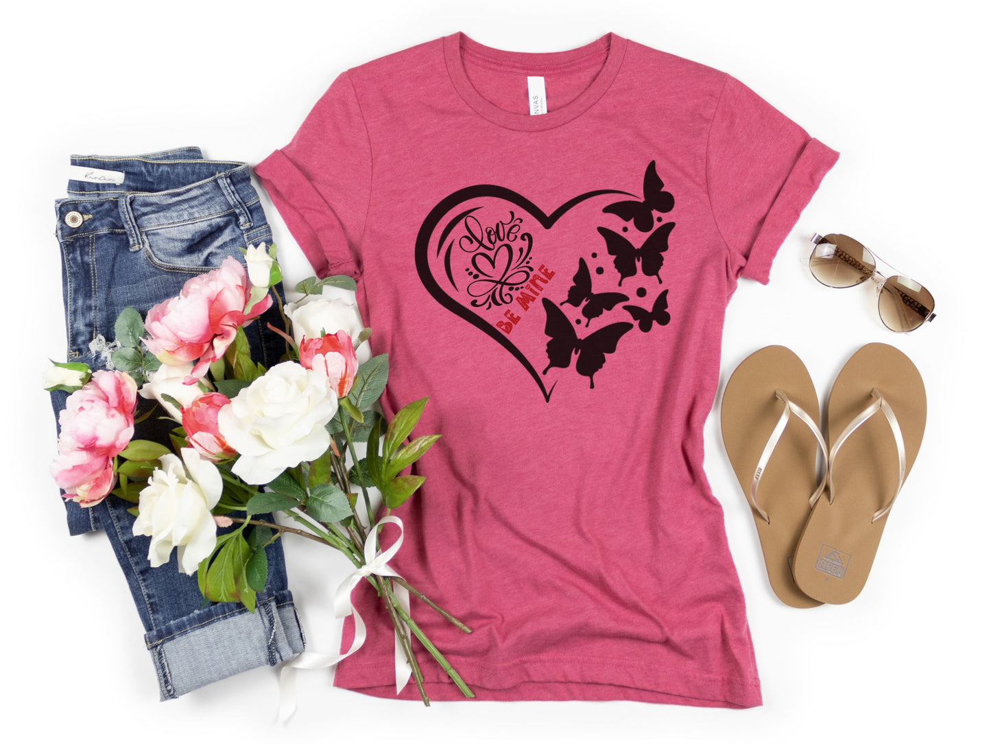 Happy valentines day Unisex Jersey Short Sleeve Tee