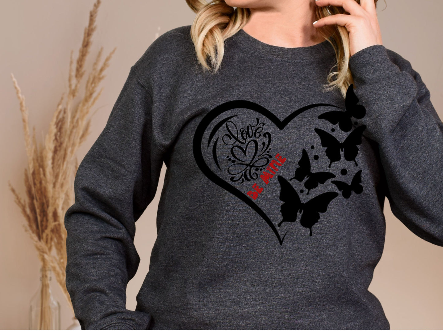 Happy valentines day Unisex Heavy Blend™ Crewneck Sweatshirt