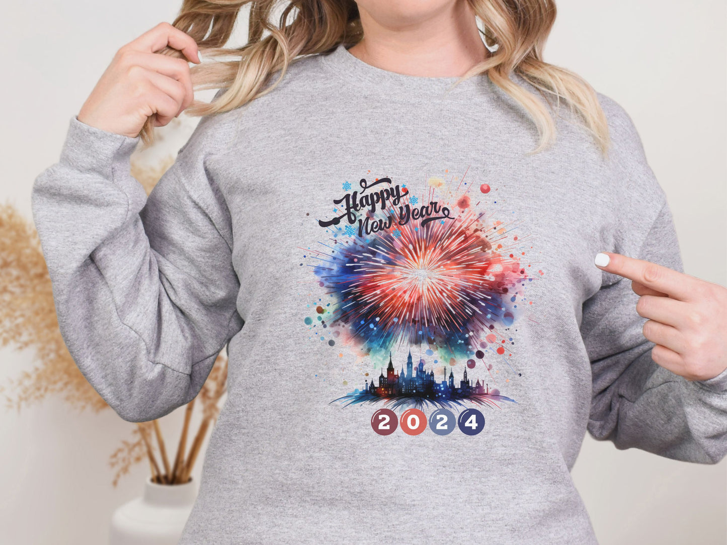 Happy New Year Unisex Heavy Blend™ Crewneck Sweatshirt