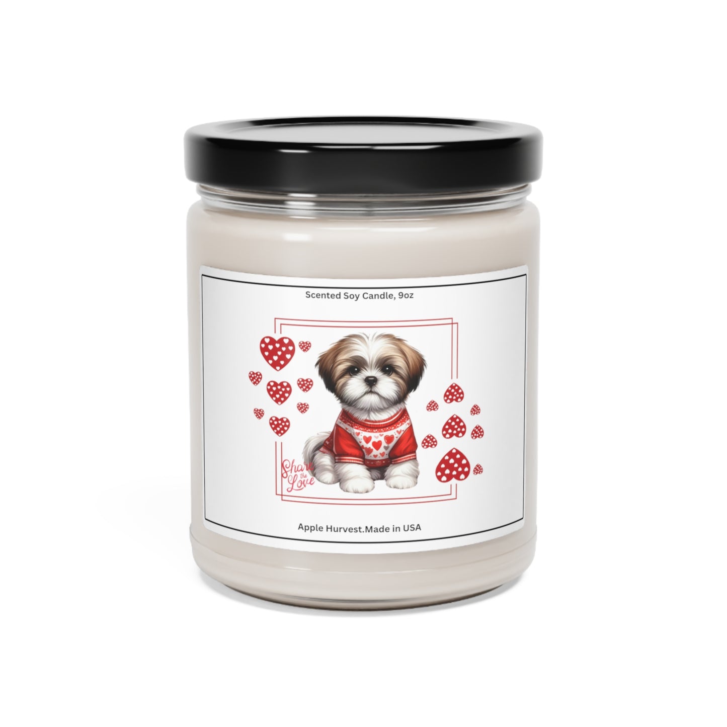 Happy valentines day Scented Soy Candle, 9oz