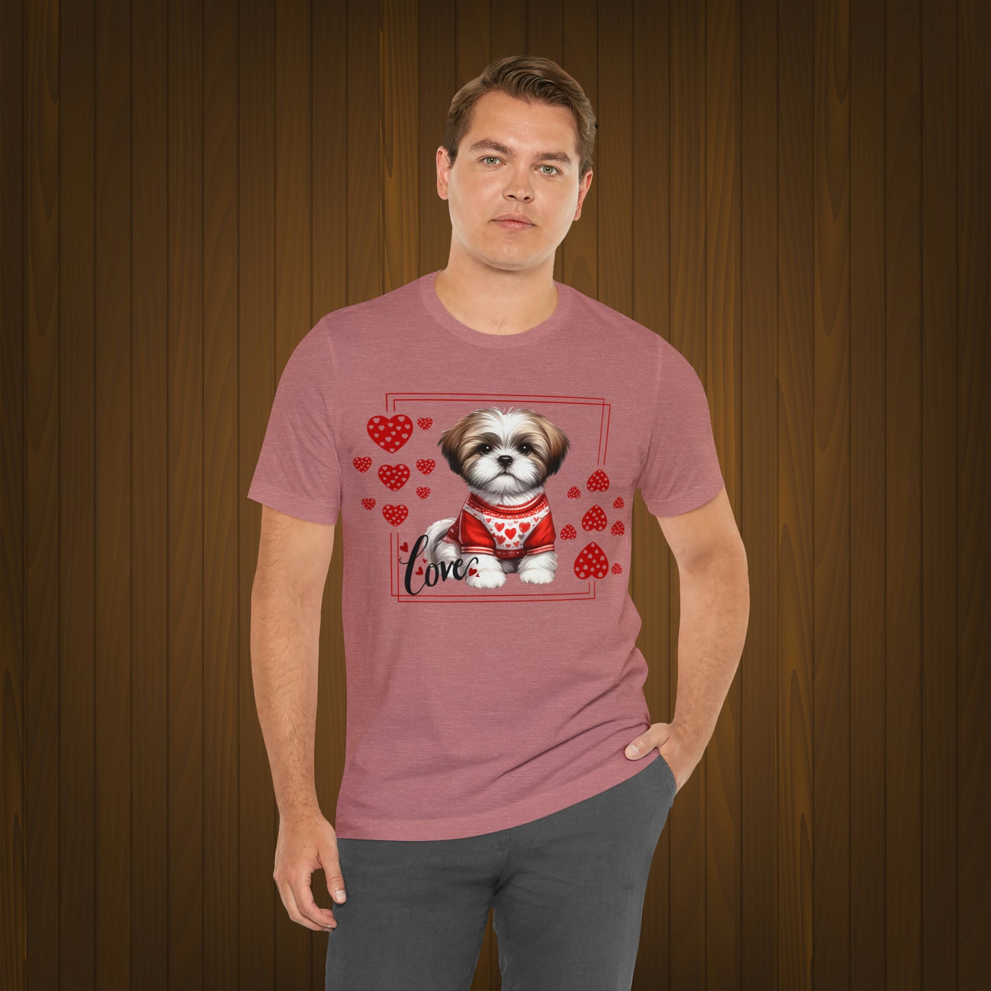 Happy valentines day Unisex Jersey Short Sleeve Tee