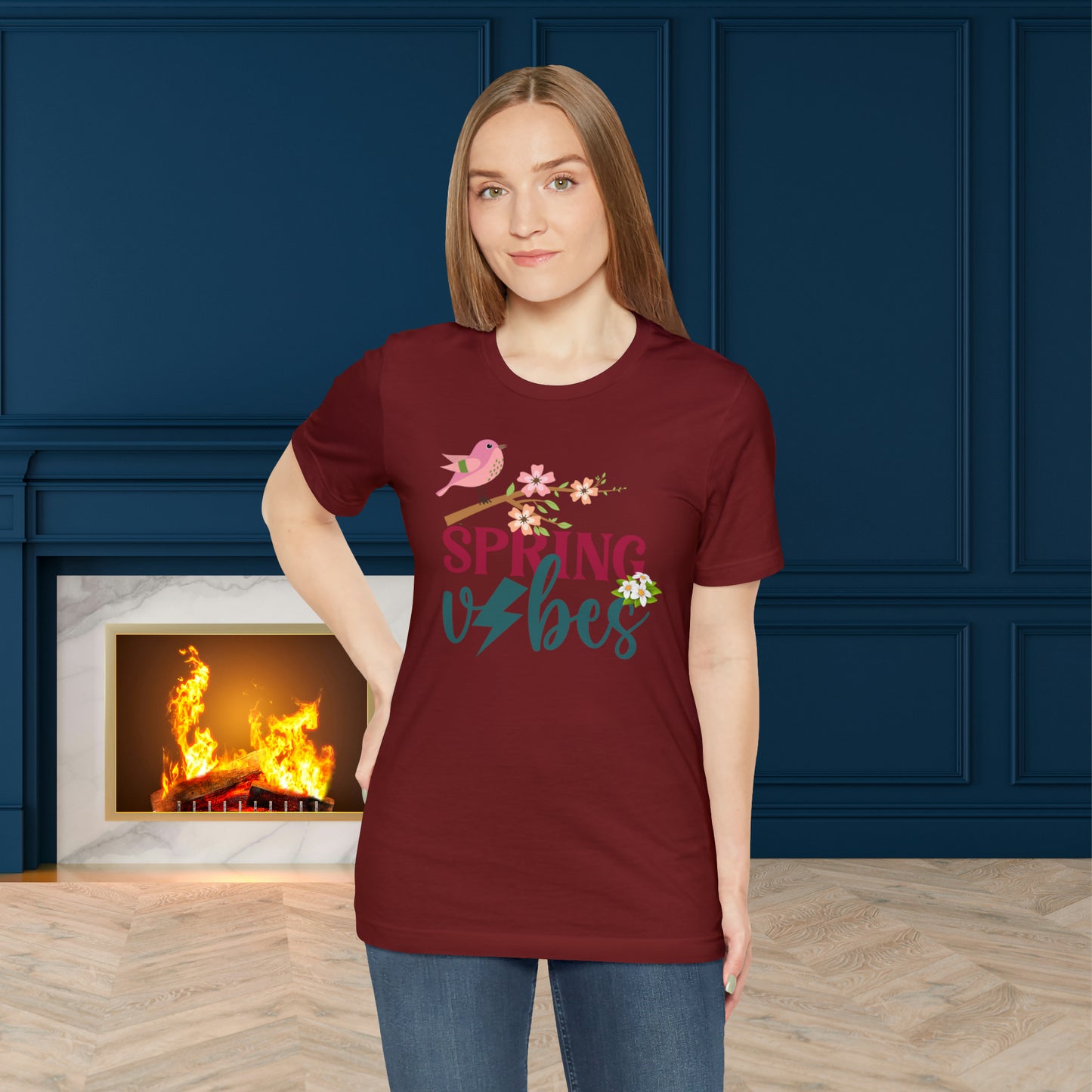 Spring Unisex T-shirt, Spring Vibes Trendy Shirt.