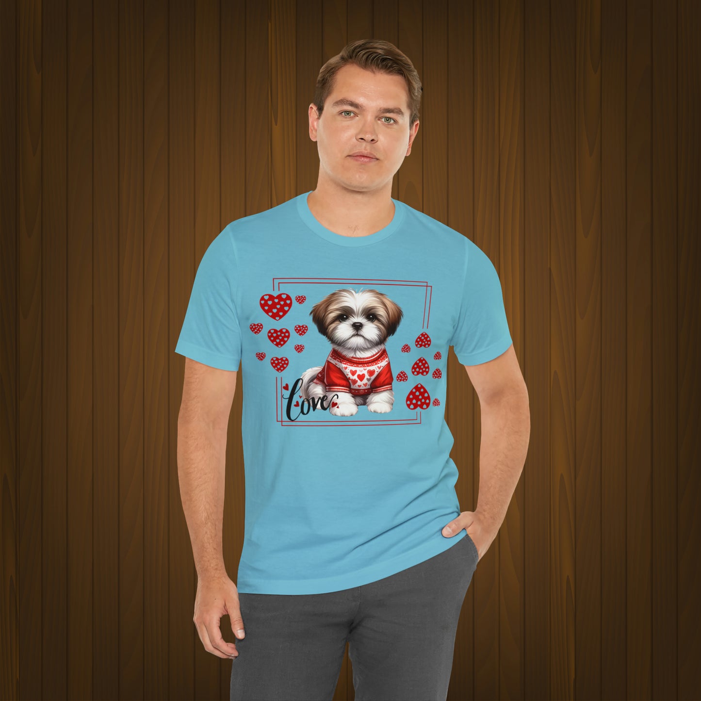 Happy valentines day Unisex Jersey Short Sleeve Tee