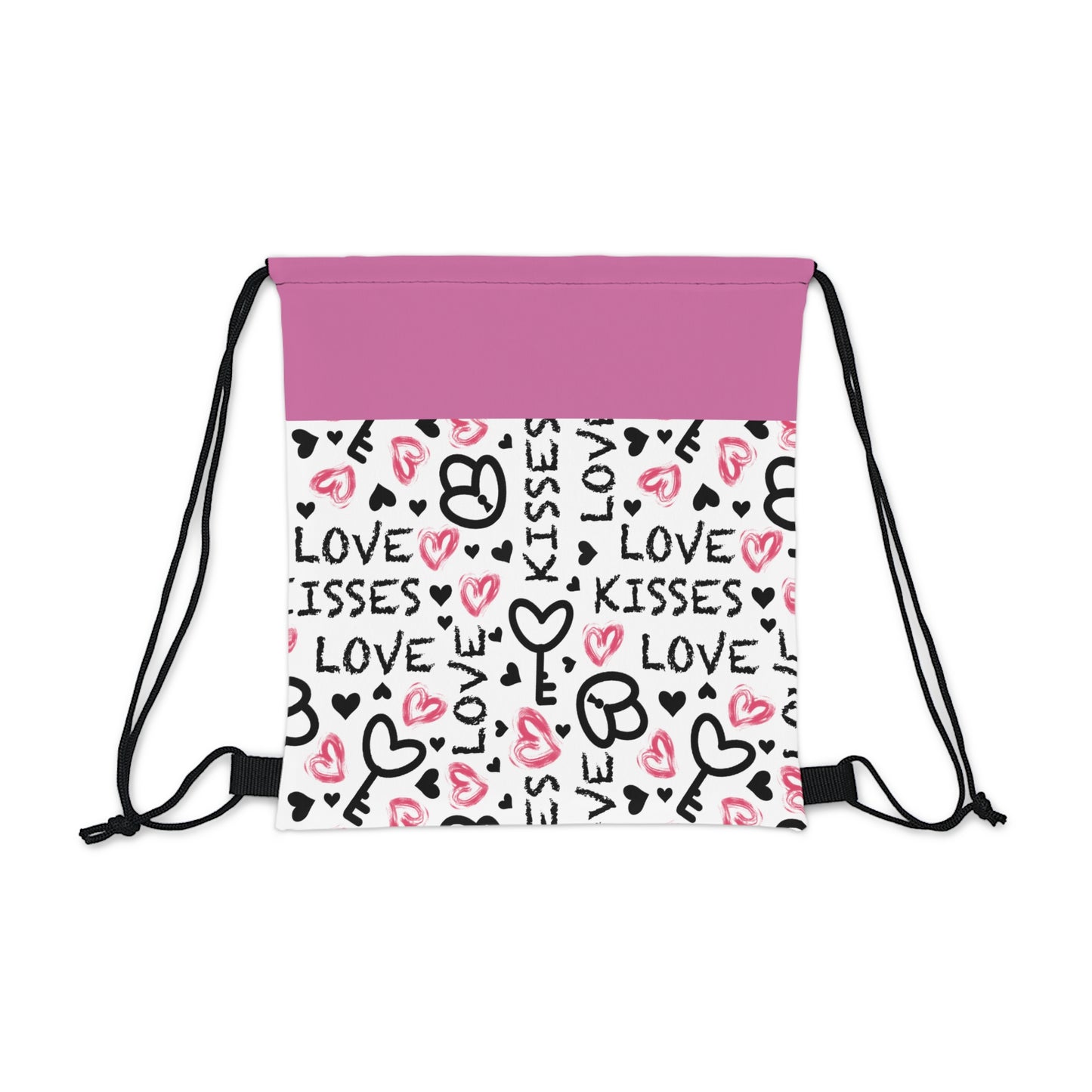 Happy Valentines Day Drawstring Bag