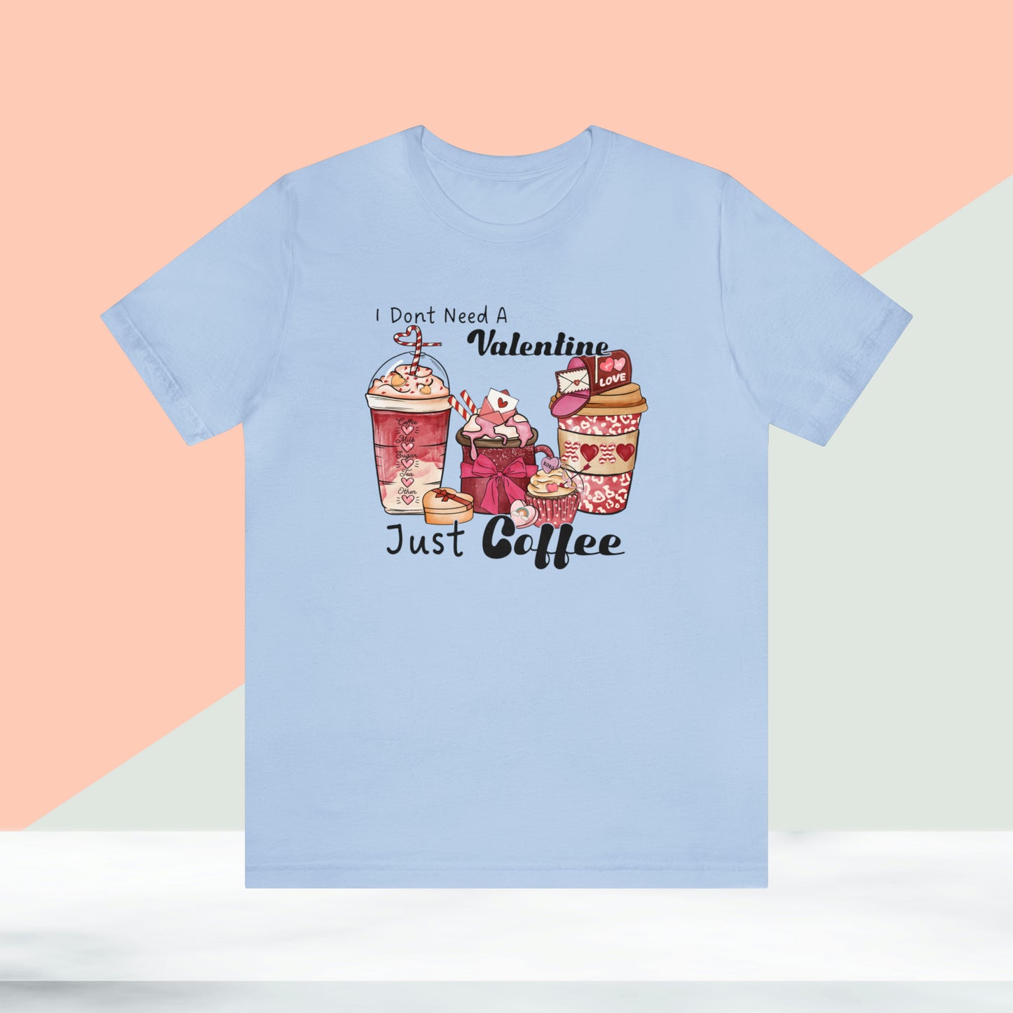 Happy valentines day Unisex Jersey Short Sleeve Tee