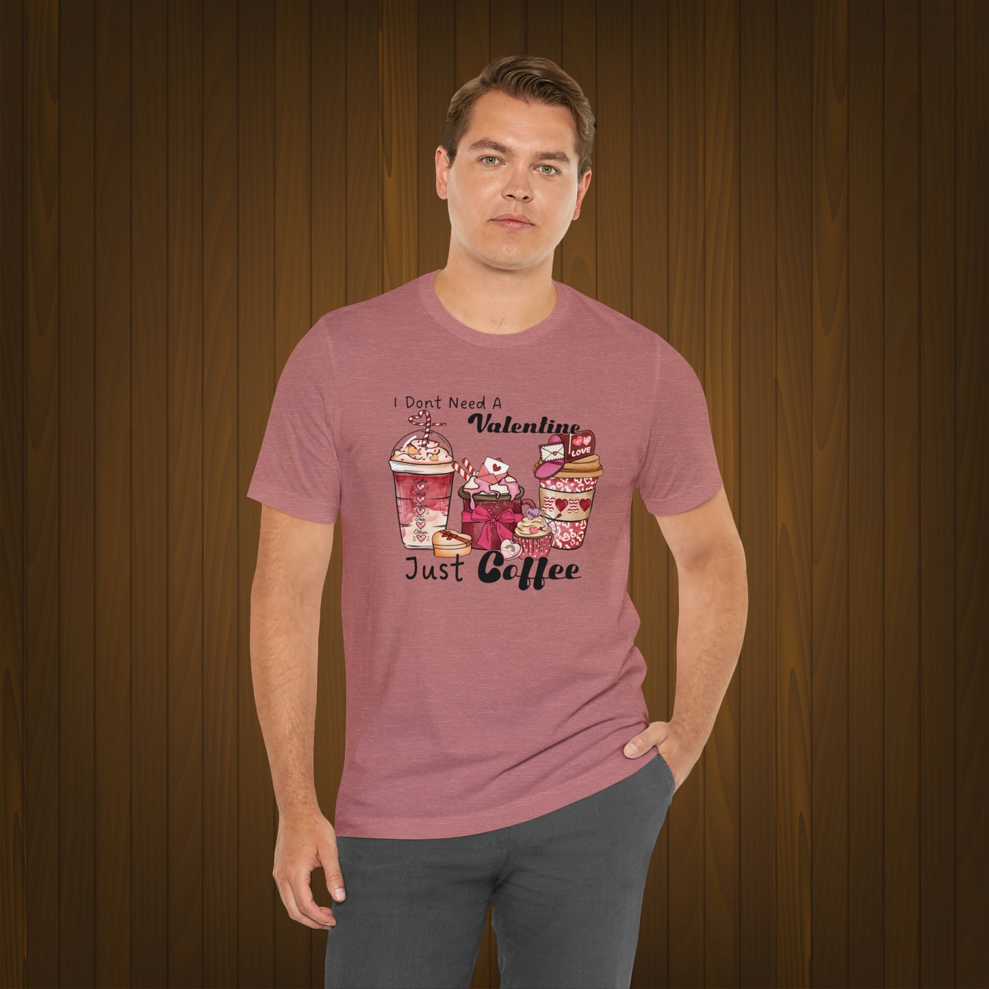 Happy valentines day Unisex Jersey Short Sleeve Tee
