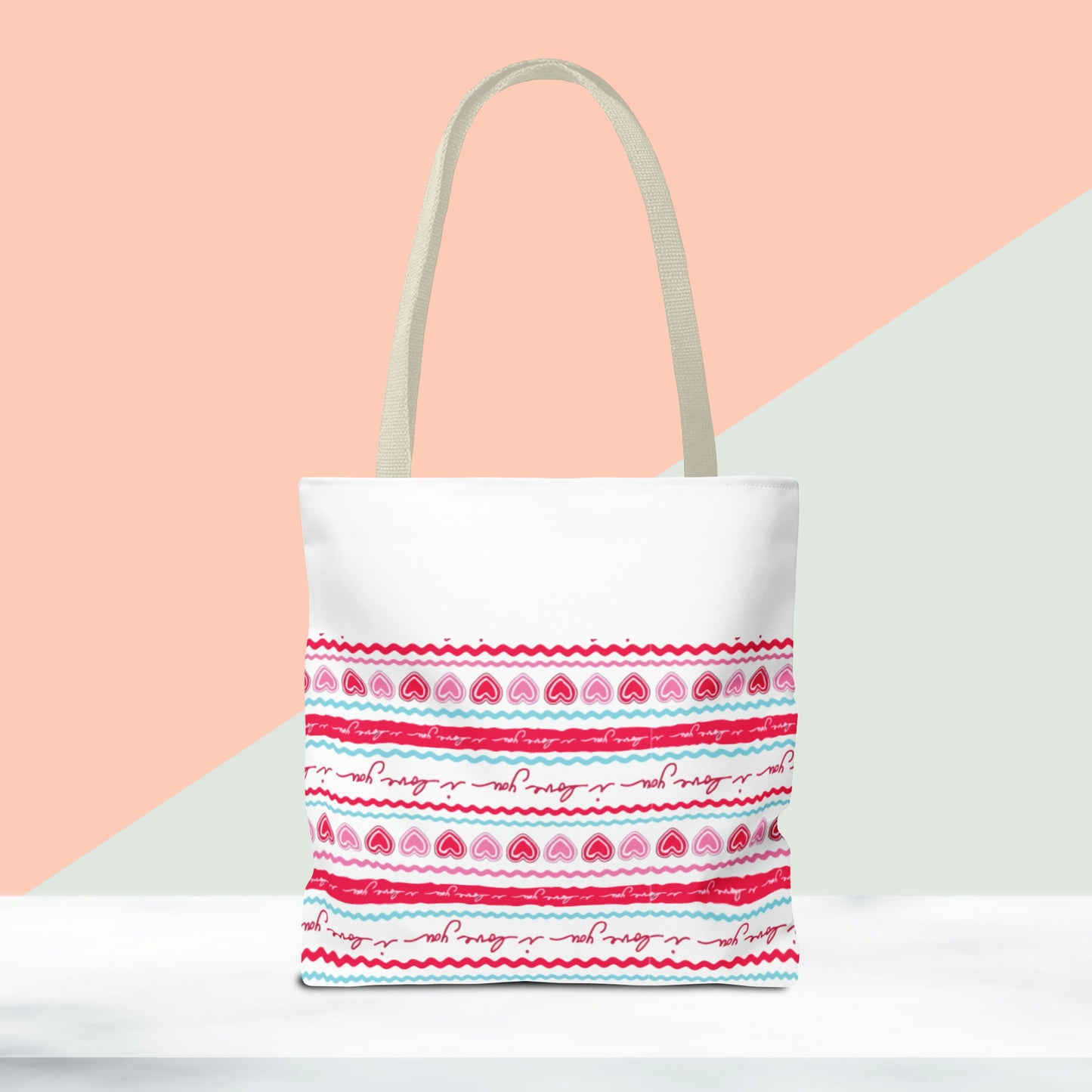 Happy Valentines Day Tote Bag