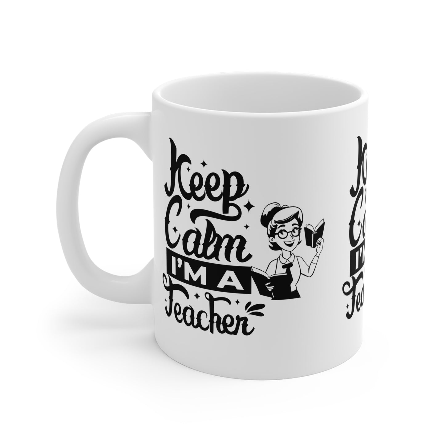Keep Calm I Am A Teacher Mug, Back To School Mug.11oz. Ready To Rule The School Mug.11oz. Ready for School Mug.