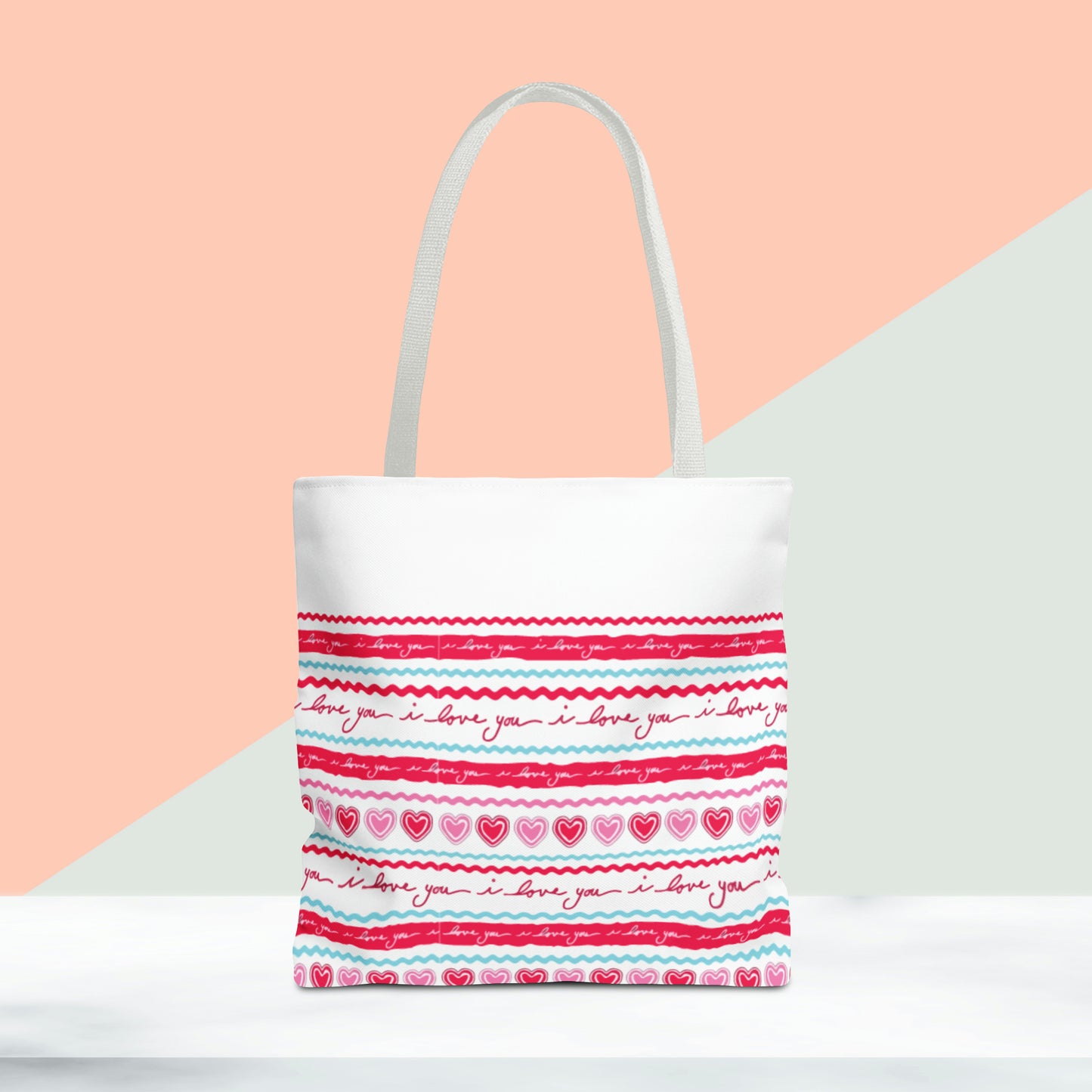 Happy Valentines Day Tote Bag