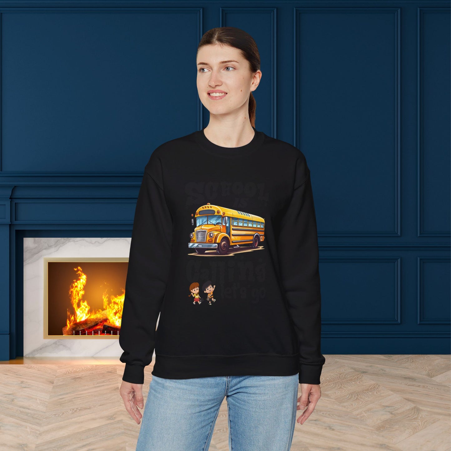Back To school unisex heavy blend crewneck sweatshirt, We Love Teachers Sweatshirt,Teacher Back To school Sweatshirt. First Day Vibes Sweatshirt.