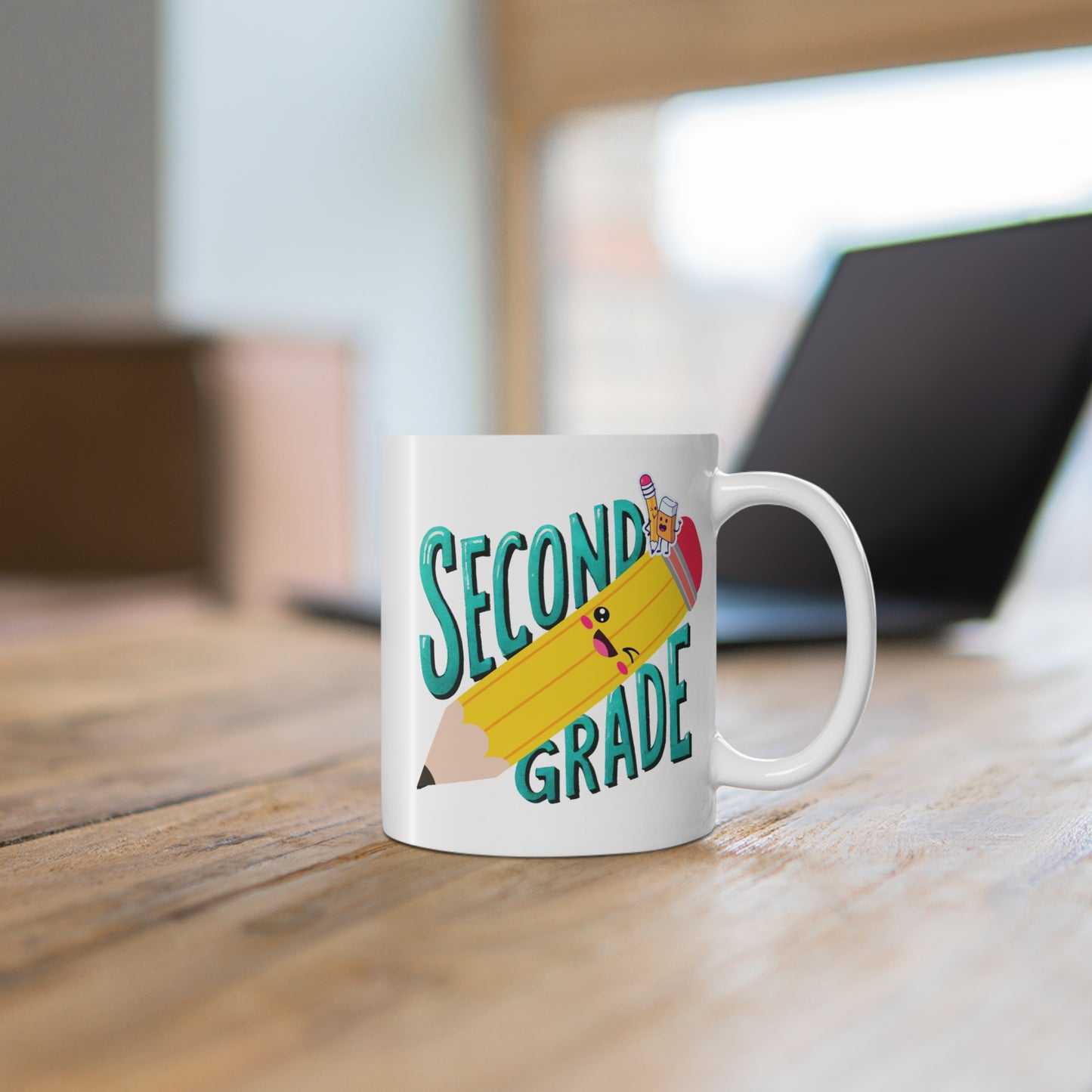 Second Grade Mug, Back To School Mug.11oz. Ready To Rule The School Mug.11oz. Ready for School Mug.