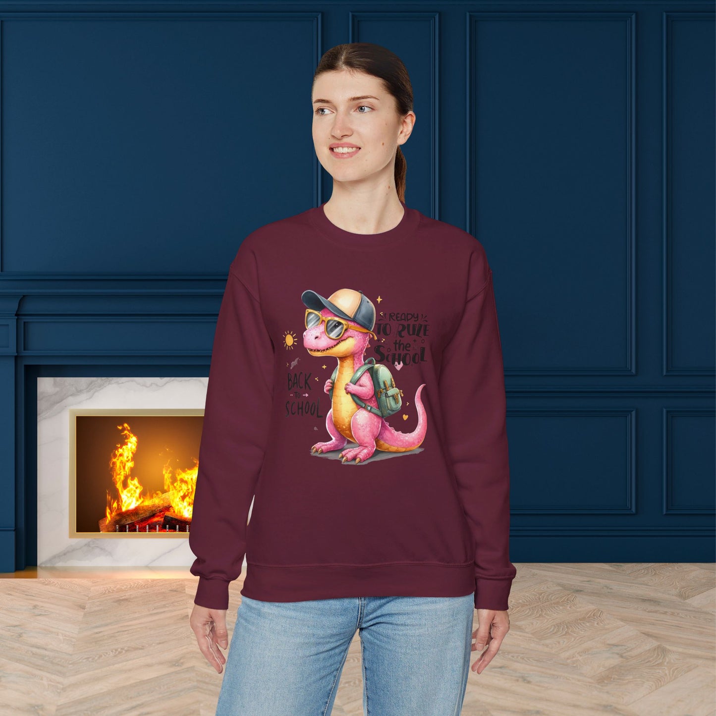 Back To school unisex heavy blend crewneck sweatshirt, We Love Teachers Sweatshirt,Teacher Back To school Sweatshirt. First Day Vibes Sweatshirt.