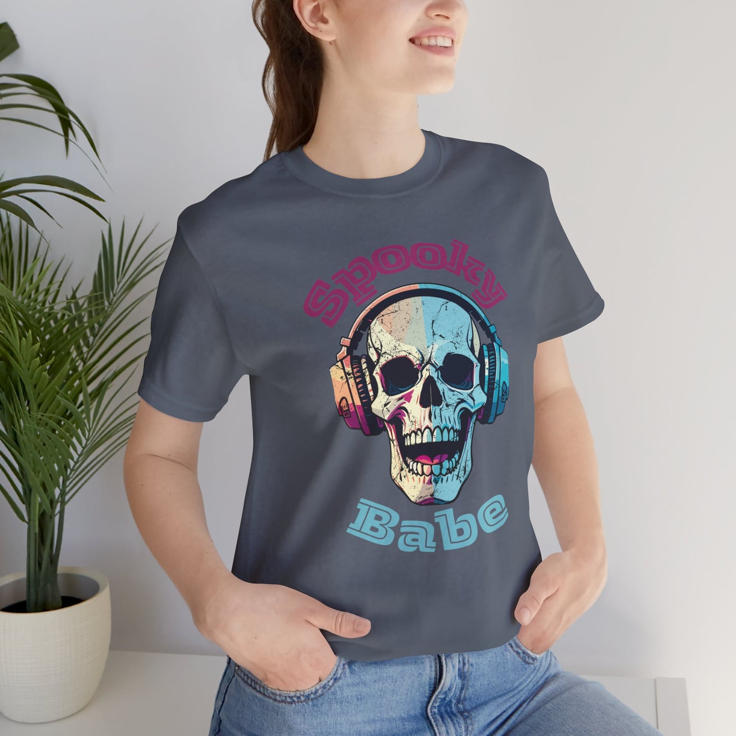 Spooky Babe Halloween T-shirt, Happy Halloween T-shirt, Trick Or Treat T-shirt, Halloween T-shirt, Cool Halloween T-shirt, Spooky T-shirt,