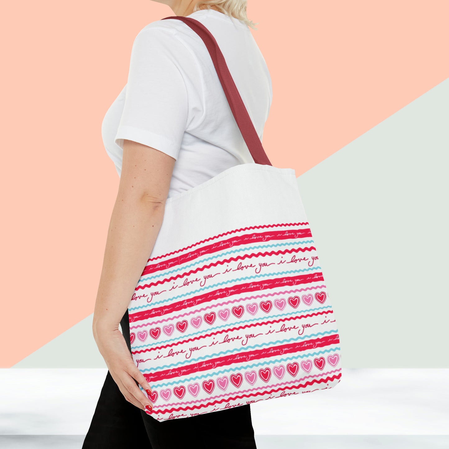 Happy Valentines Day Tote Bag